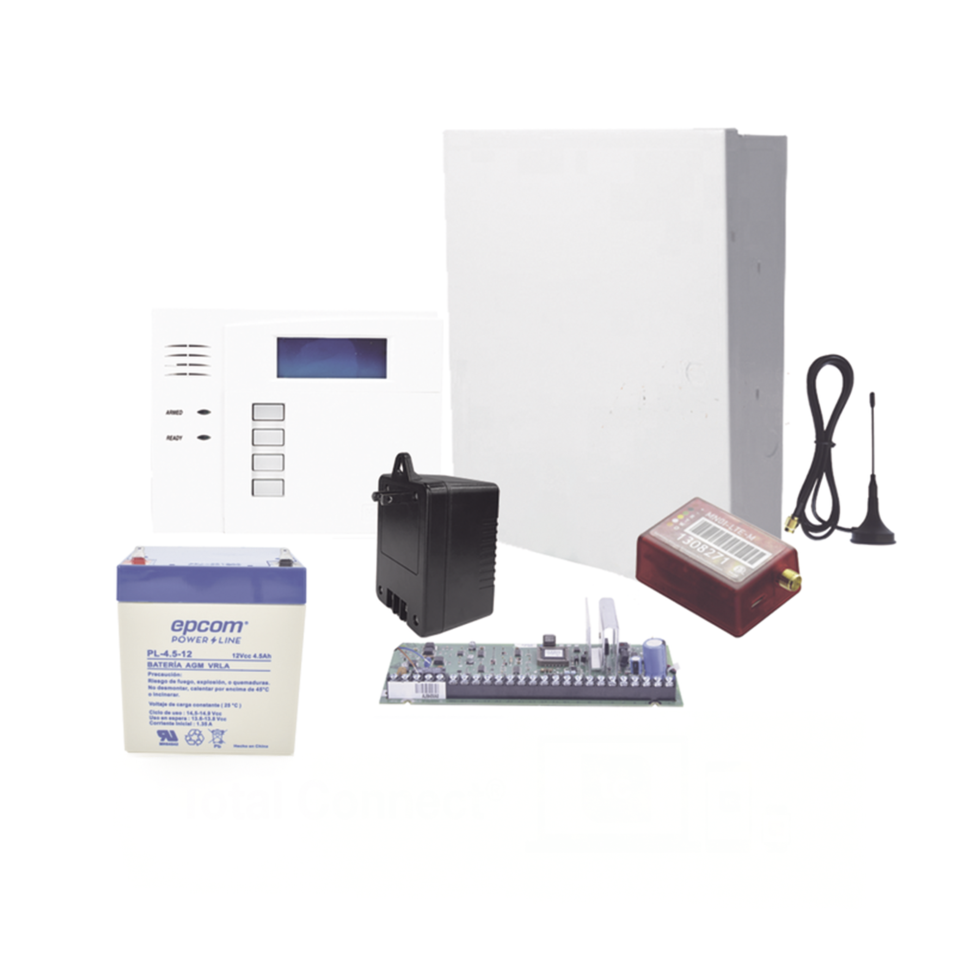 Panel de Alarma VISTA-48LA / 8 Zonas Cableadas + 40 Inalámbricas / 48 Usuarios / 3 Particiones / Comunicador 4G LTE-M / Teclado 6160RF — HONEYWELL HOME RESIDEO · SKU VISTA48/6150TB4G
