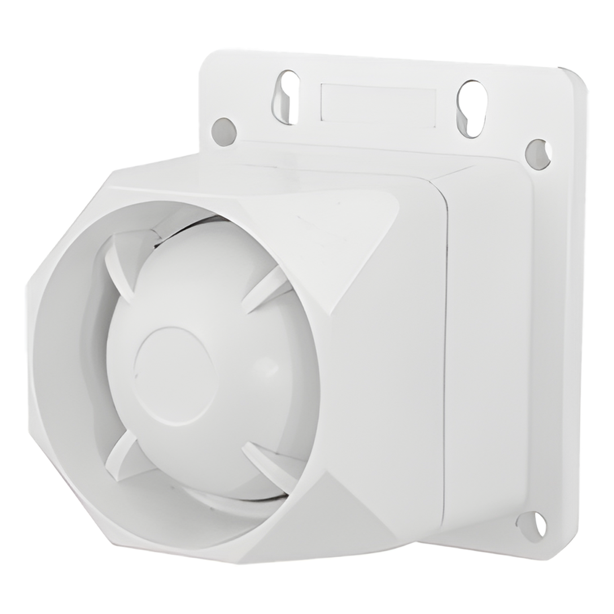 Sirena Exterior / 112 dB a 100 cm / 25W / Rango 1.5 a 3.5 kHz / Dos Tonos / ABS con Protección UV — SFIRE · SKU SF-748A