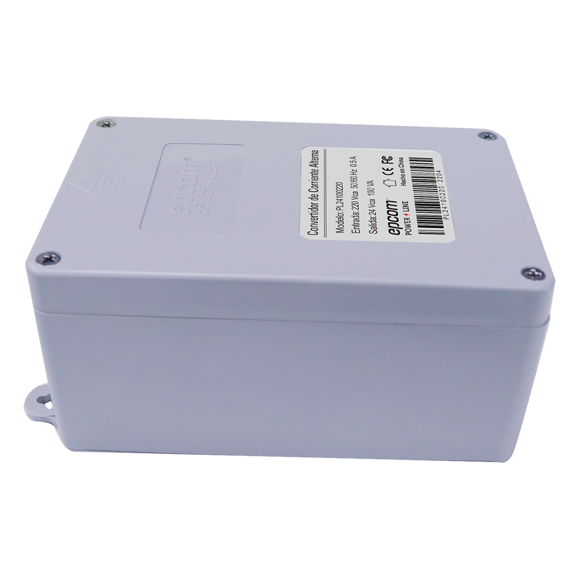 Transformador Industrial / 220 VCA a 24 VCA / 100 VA / 4 A / Eficiencia >85%