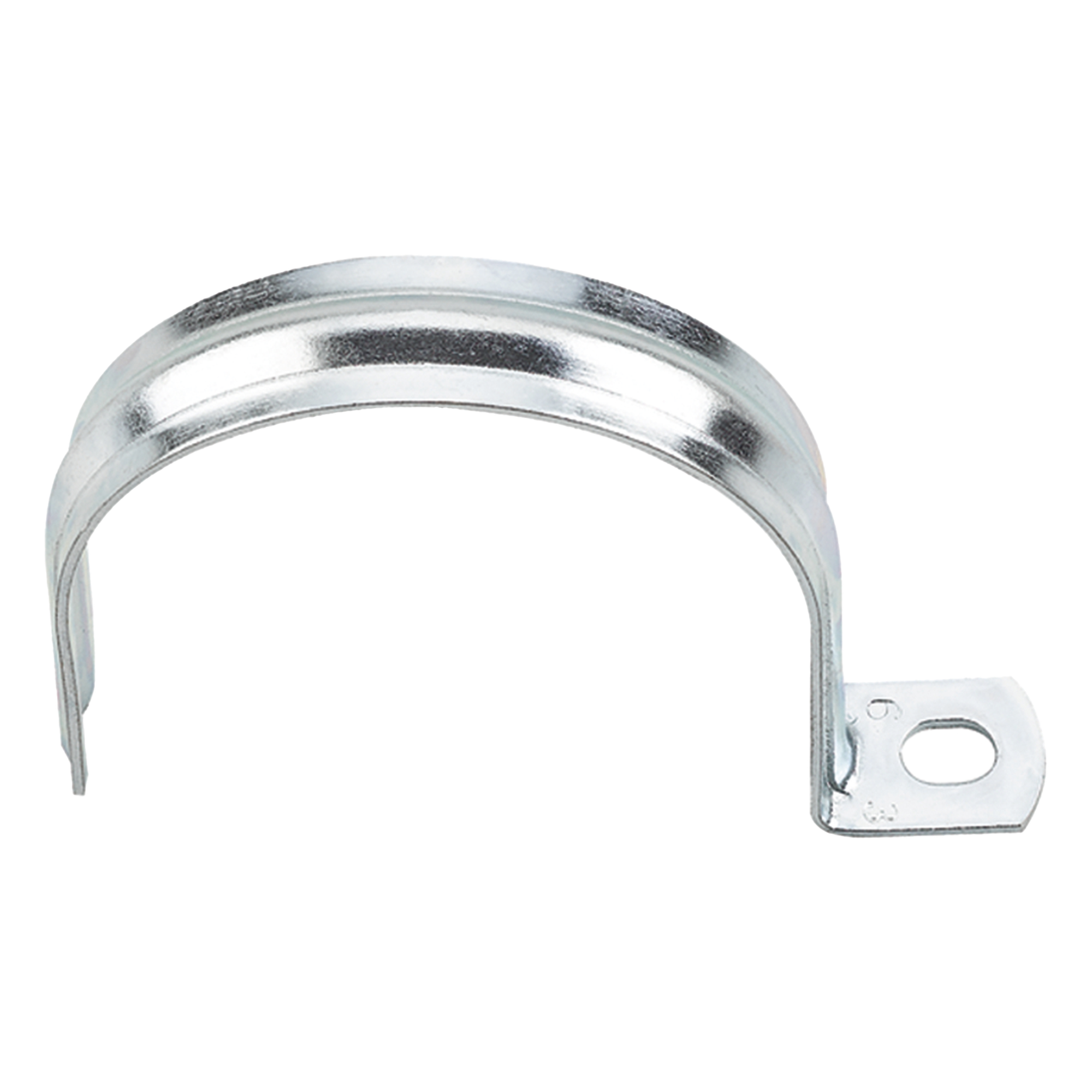 Abrazadera Tipo Uña / Conduit 1/2" (12.7 mm) / Acabado Cincado 5 micras / Acero 0.9-1.2 mm / Instalación Rápida — INDEX · SKU ABP-I020