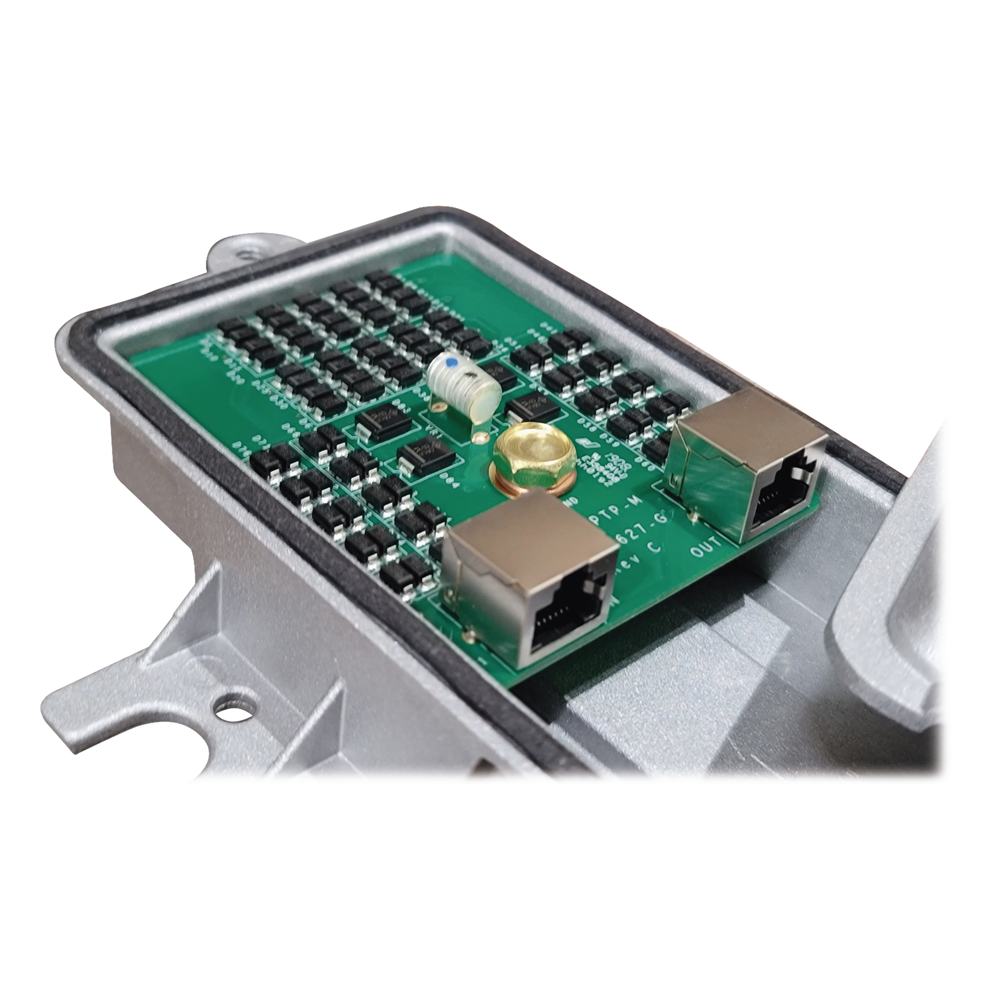 Protector de Sobretensión PoE++ / Gigabit Ethernet 1000 Mbps / 90W / SASD / RJ45 / Operación -40 a 75°C / NEMA 3R / ATEX