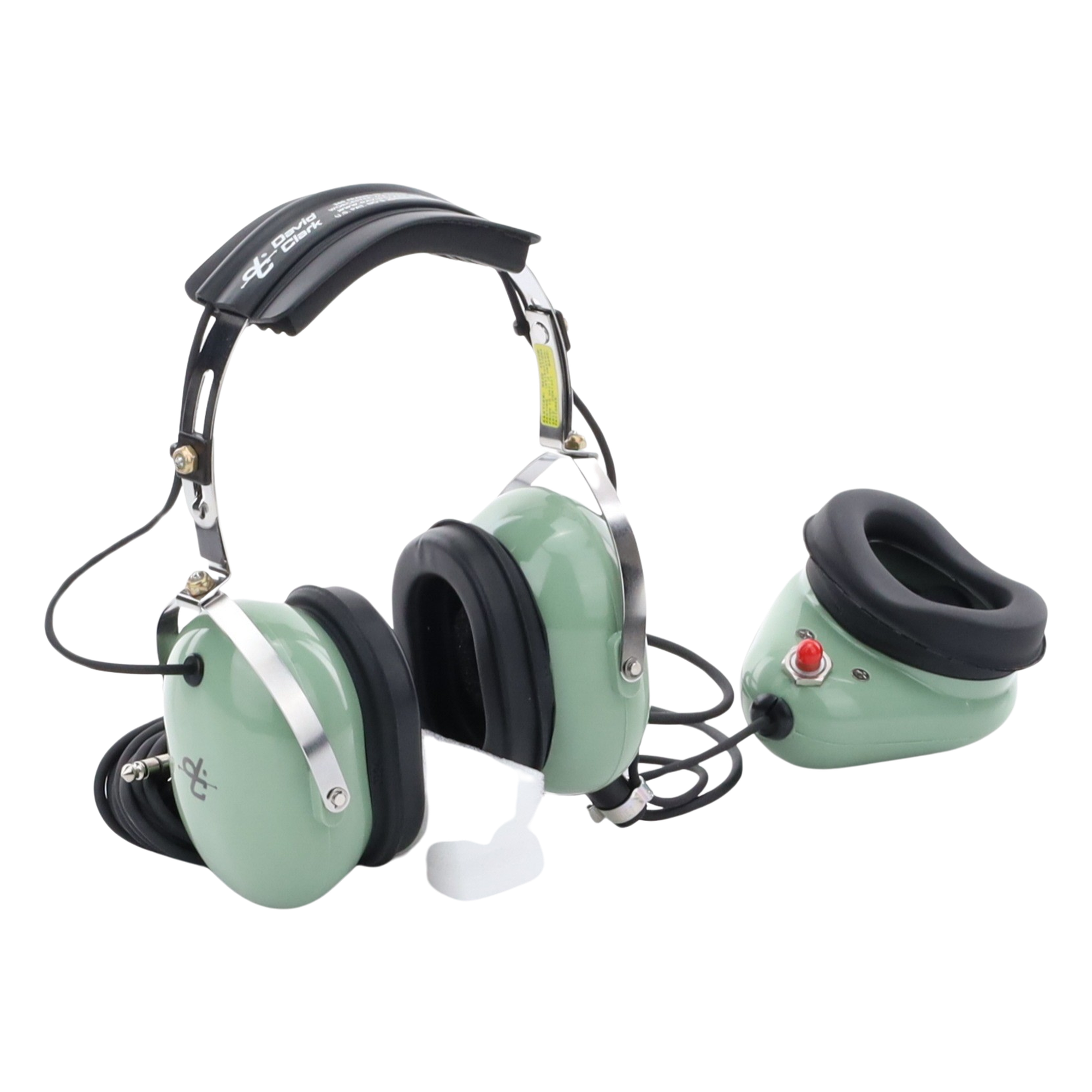 Auriculares Muff-Mic / Micrófono dinámico con cancelación de ruido / Cable 7.62 m (25 ft) / NRR 26 dB / Diadema cromada anticorrosión