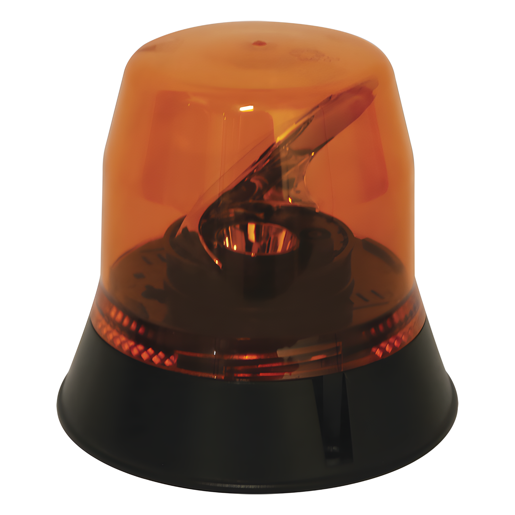 Baliza rotativa LED / Ámbar / SAE Clase I / Montaje permanente 3 tornillos / 12-24 VCC / -40°C a +70°C — ECCO · SKU EB7813A