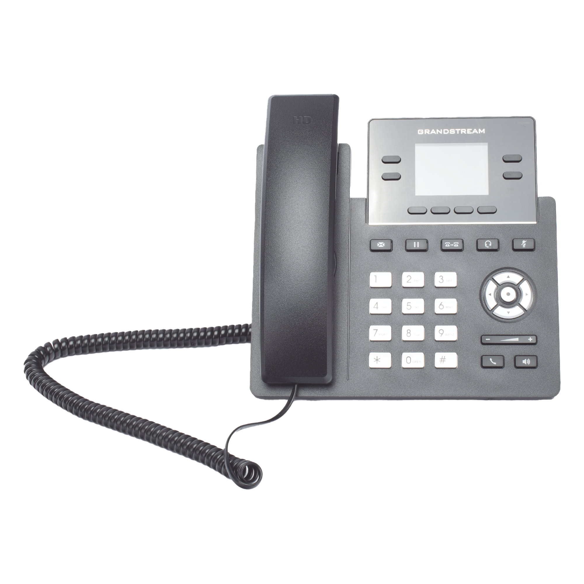 Teléfono IP / 4 Líneas SIP / 2 Cuentas / Gigabit PoE / Pantalla 2.4" Color / Audio HD Opus / 16 Teclas BLF — GRANDSTREAM · SKU GRP2612G