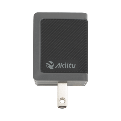 Cargador GaN III / 35W Total / USB-C PD 35W + USB-A 22.5W / Carga Simultánea / Enchufe Plegable / 6 Capas de Protección