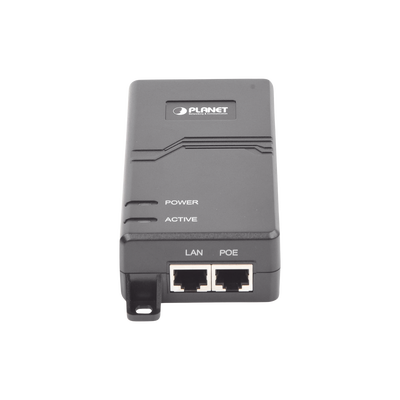 Inyector PoE  IEEE 802.3at, Puertos Gigabit, Hasta 30 W de Salida PoE (Mid-span)