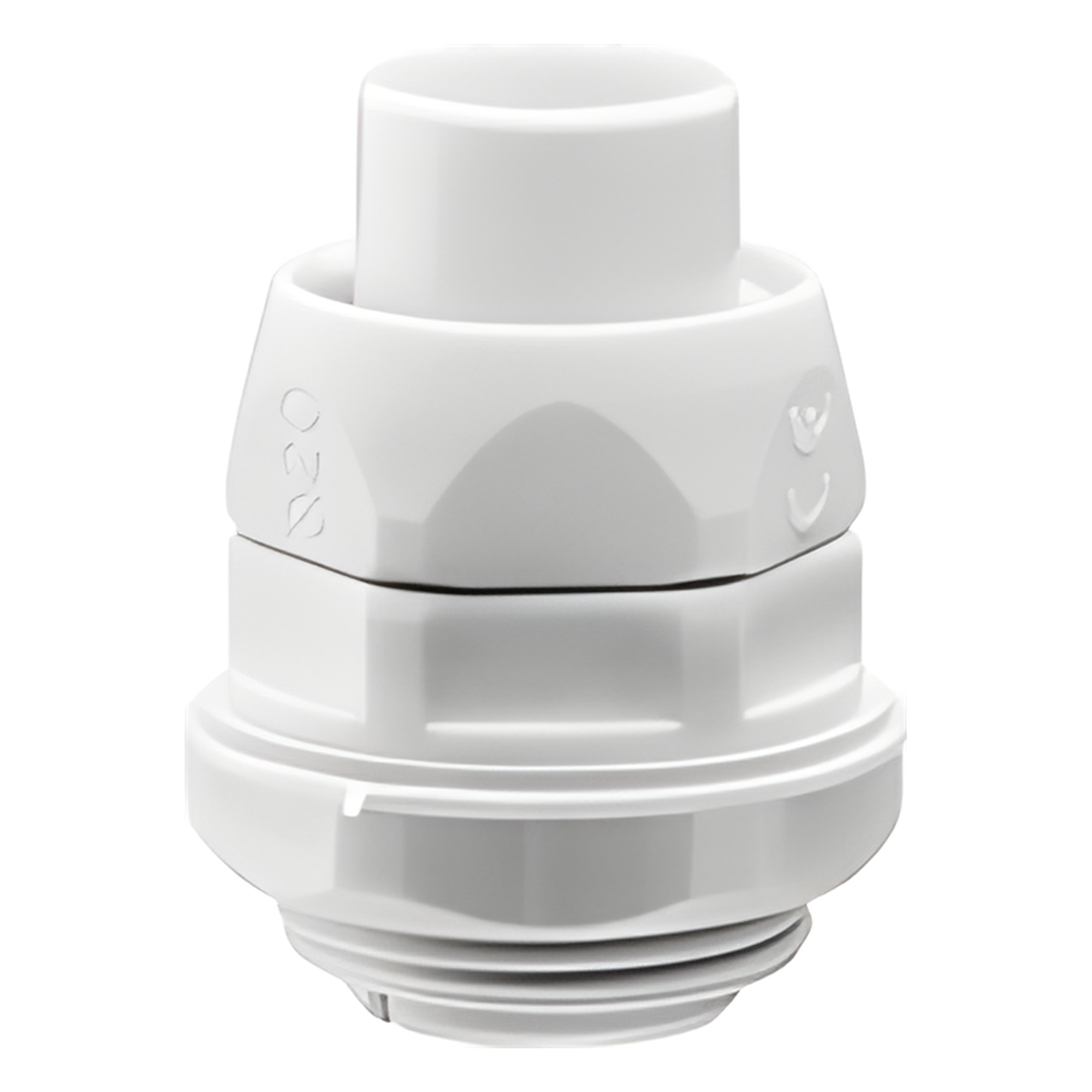 Conector Flexible a Caja / PVC 20 mm / IP55 / Auto-Extinguible / Libre de Halógenos / -24°C a 60°C — GEWISS · SKU DX-54-020