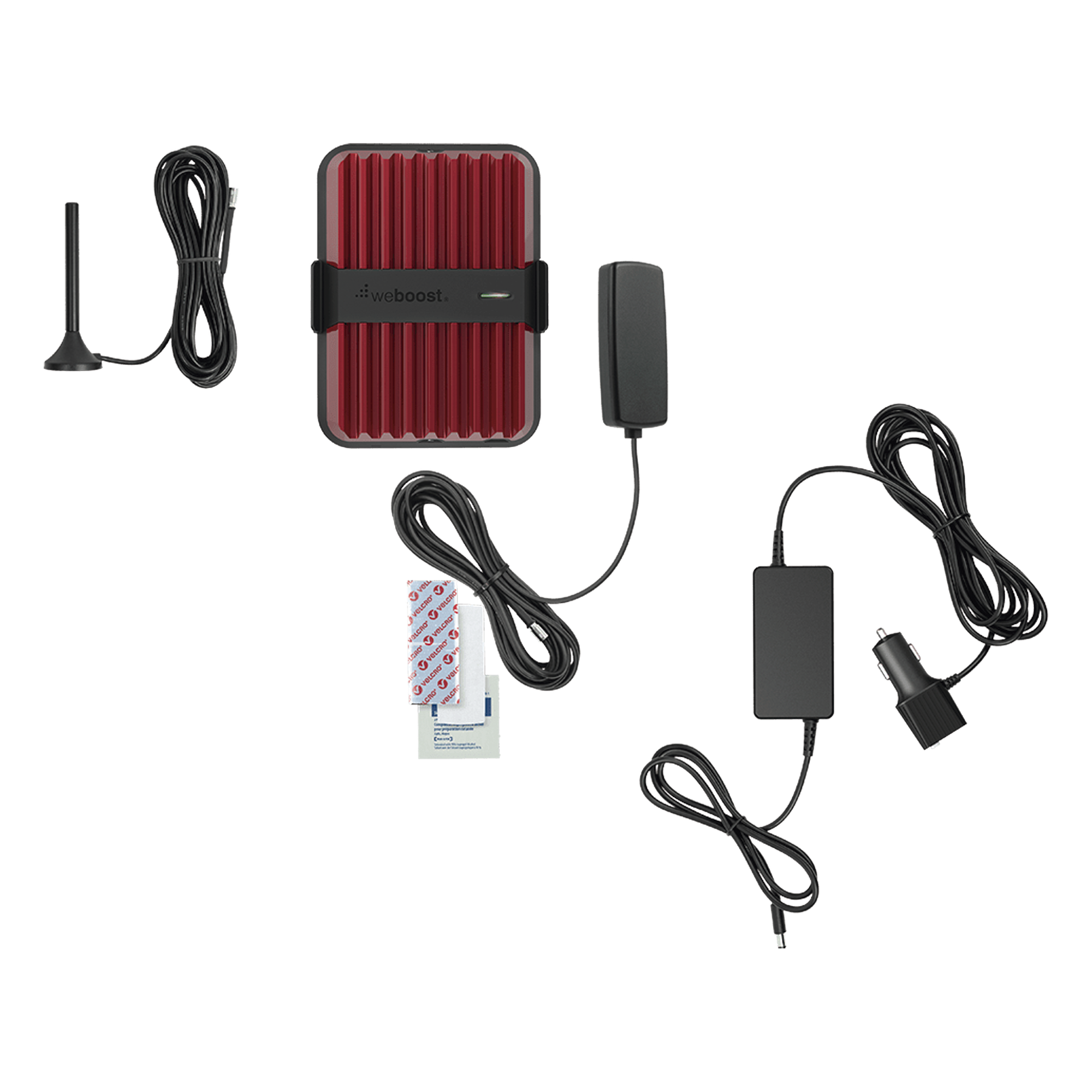 Amplificador Celular Vehicular / Largo Alcance / 700 MHz a 2100 MHz / Múltiples Usuarios / Instalación Sin Herramientas / 4G LTE y 3G