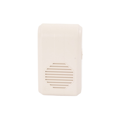 Timbre Inalámbrico Para Puerta Con 10 Tonos, Hasta 150m Linea de Vista, Con Receptor Inalámbrico Incluido, 110Vca 
