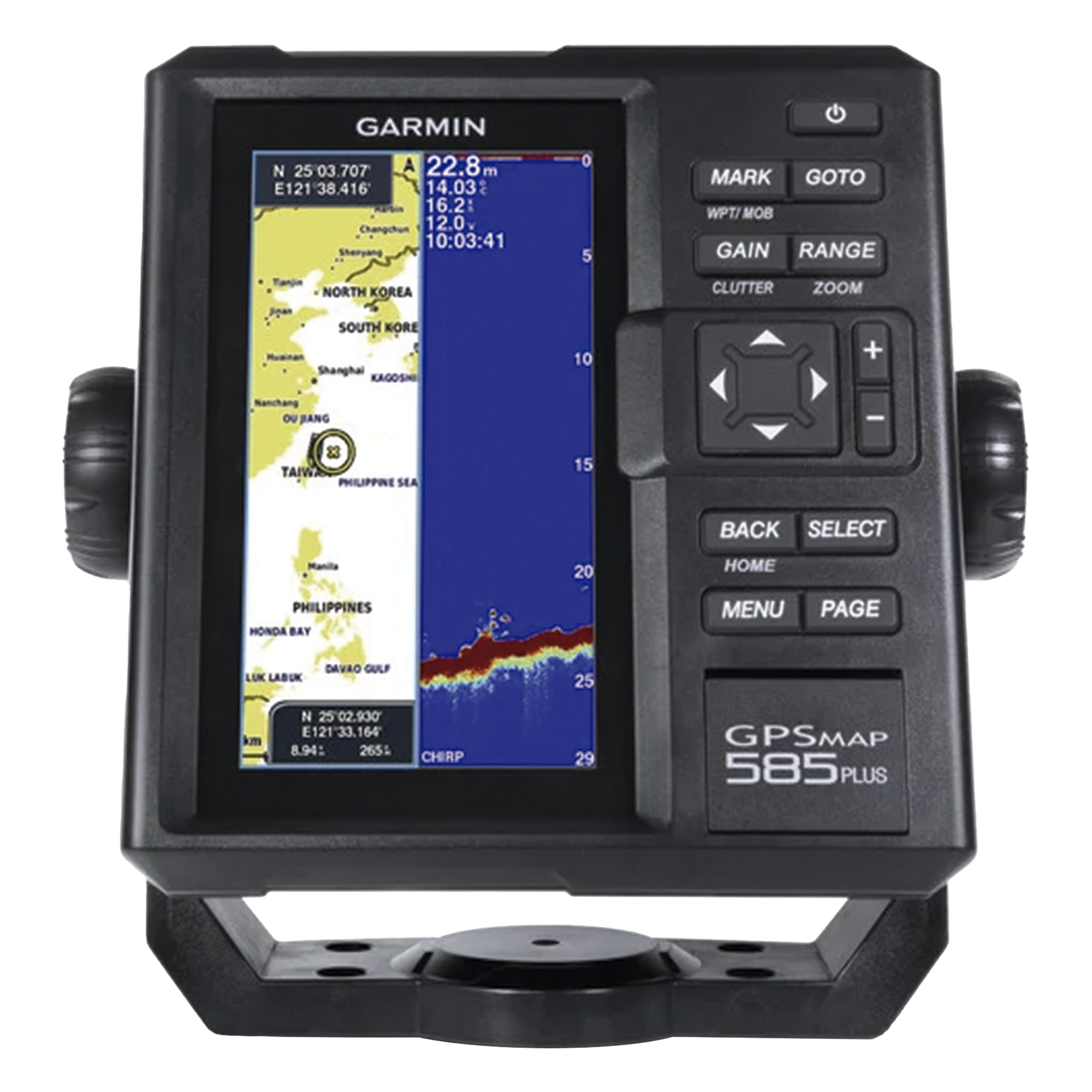 Plotter de Navegación GPS / Pantalla 6" WVGA / Sonar CHIRP 600W / ClearVü Scanning Sonar / GPS-GLONASS-BeiDou / Quickdraw Contours / IPX7 — GARMIN · SKU 10-01711-00
