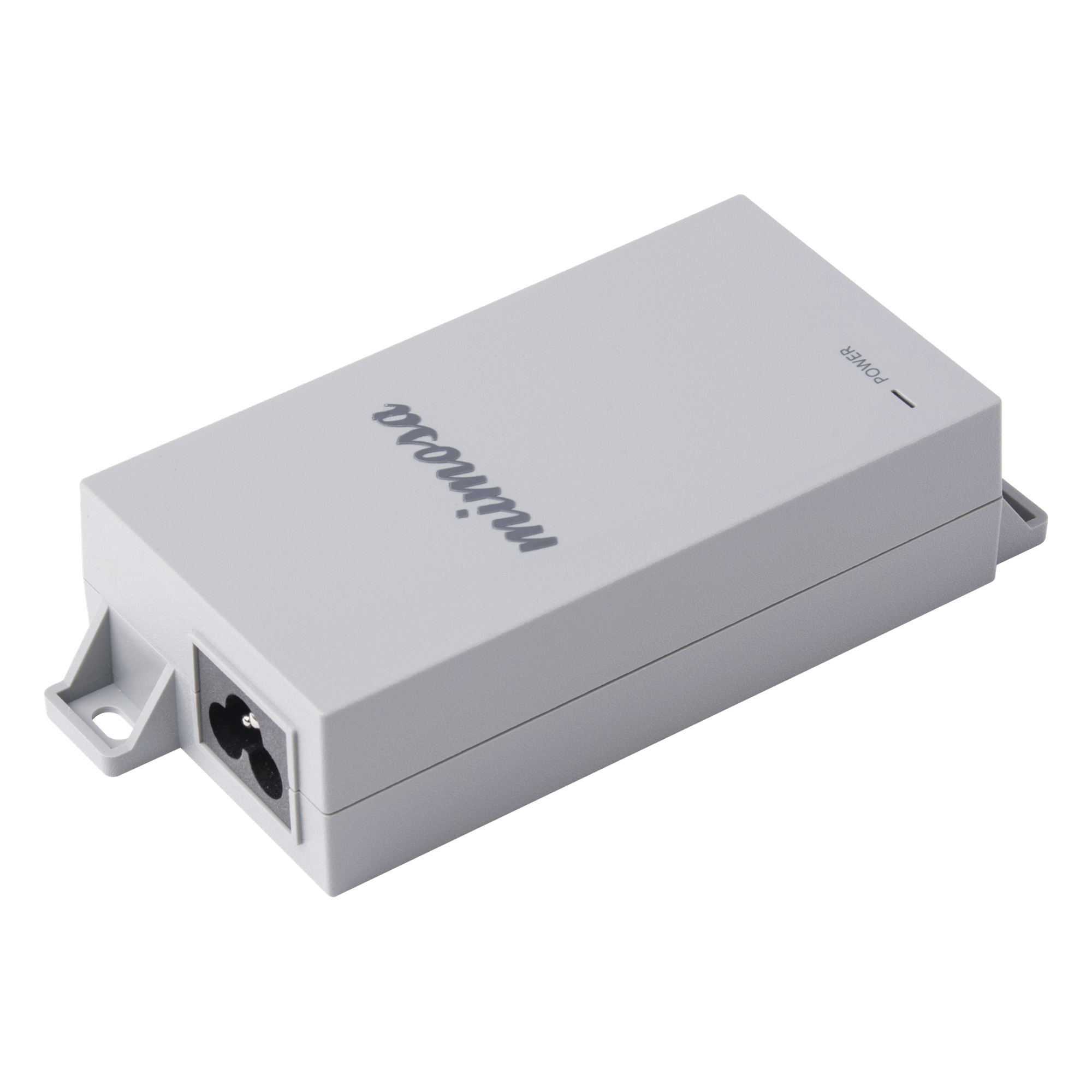 Inyector PoE / 50 VCC / 1.2 A / Gigabit / 2 x RJ-45 blindados / 65 x 36 x 163 mm / 0.4 kg