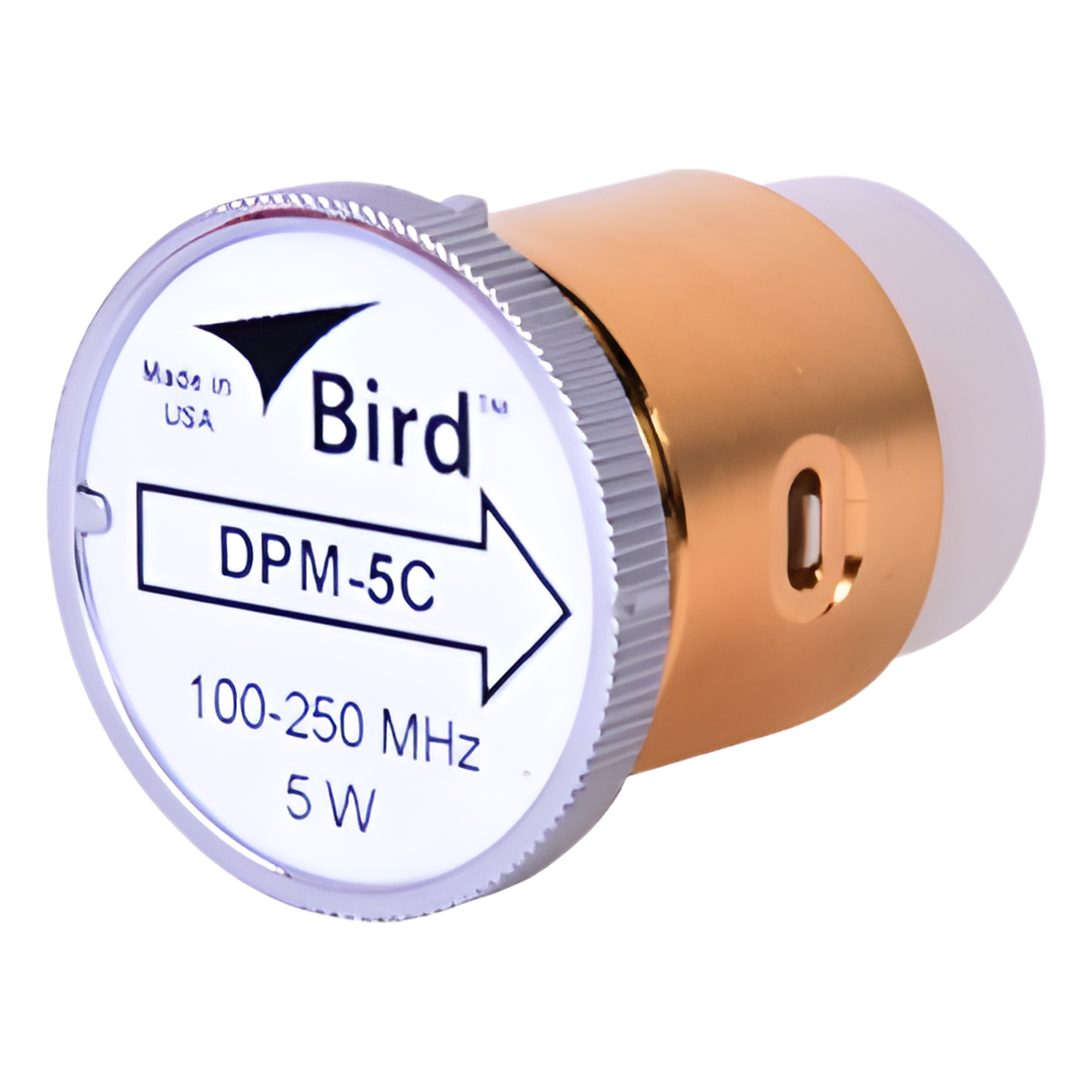Elemento de medición de potencia reflejada / 125 mW - 5 W / 100 - 250 MHz / 0.41 - 0.82 pies / Compatible con sensor 5010 — BIRD TECHNOLOGIES · SKU DPM-5C