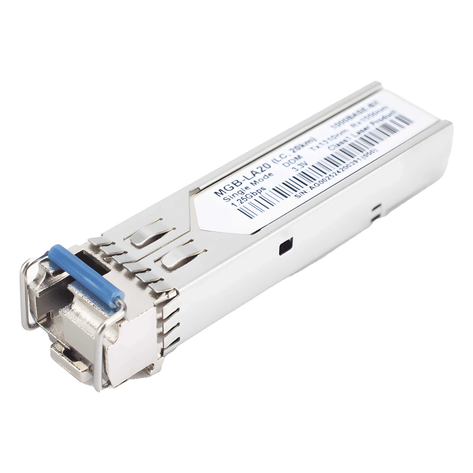 Transceptor WDM SFP / 1G LC / Mono Modo / 20 km / 1310nm TX 1550nm RX / 66 pies — PLANET · SKU MGB-LA20