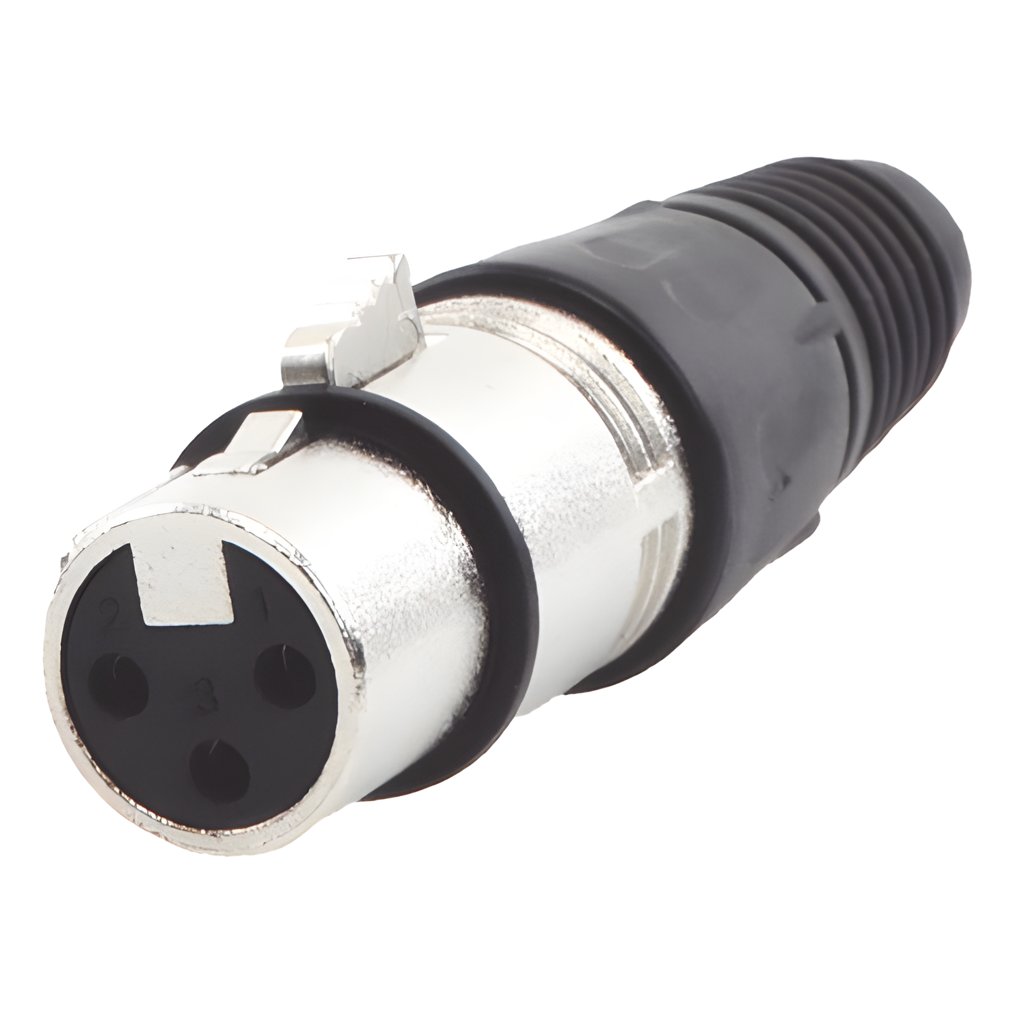 Conector XLR / 3 Pines Hembra / Bloqueo con Pestillo / Rango -30 °C a +80 °C / Cable 3.5-8.0 mm / 16 A por Contacto — EPCOM PROAUDIO · SKU EP-XLRF