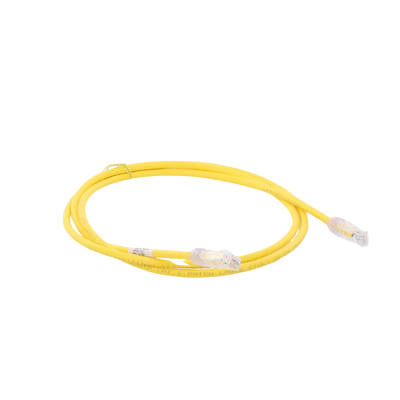 Cable de Parcheo UTP Categoría 6, con Plug Modular en Cada Extremo - 1.5 Metros (4.92 Pies) - Amarillo