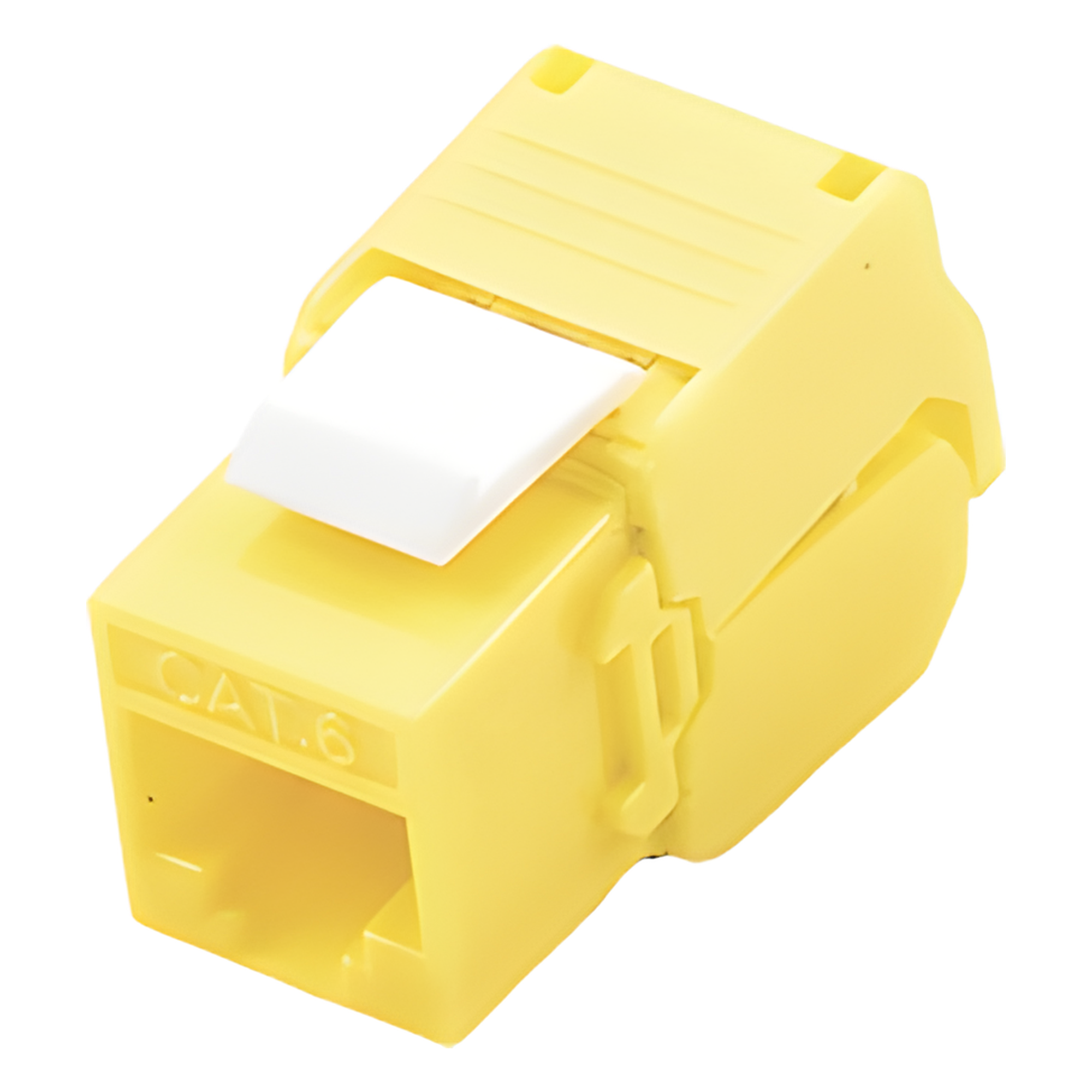 Módulo Jack Keystone / Cat6 / Toolless / Terminación 180° / UTP / Amarillo — LINKEDPRO BY EPCOM · SKU LP-KJ-610-TTYE