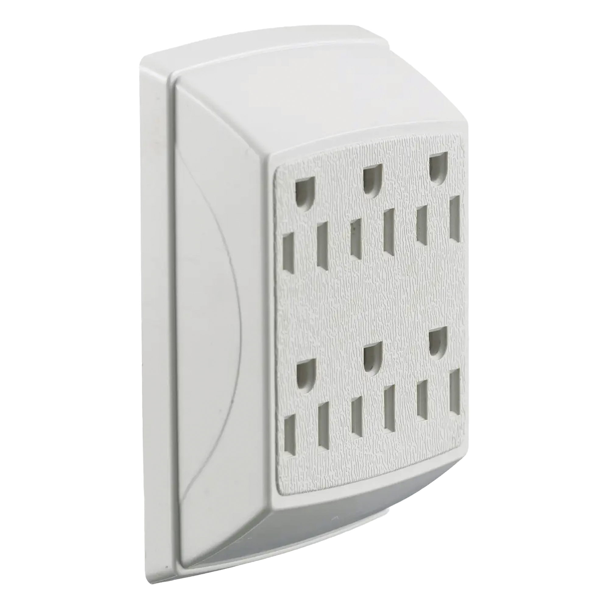 Multicontacto Dúplex / 6 Salidas / 15 A / 125 V CA / 1875 W / Aislamiento Reforzado / -40 °C a 75 °C (-40 °F a 167 °F) — HUBBELL · SKU HUB-RT-600-W