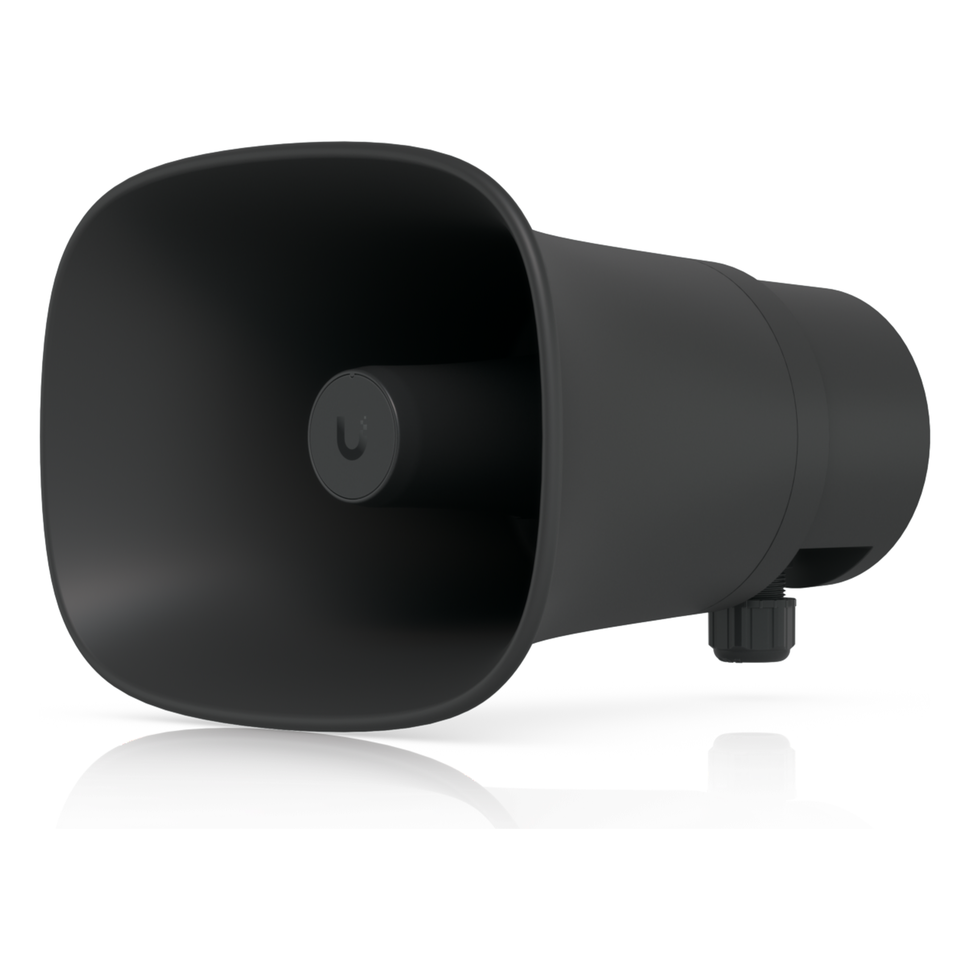 UniFi Protect AI Horn Speaker, Altavoz IP 120 dB, PoE+, Alerta AI Avanzada, Montaje Pared, Esquina y Poste, IP66, Color Negro