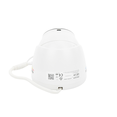 Turret IP 4 Megapixel / Imagen a Color 24/7 / PoE / Lente 2.8 mm / Luz Blanca 30 mts / Exterior IP67 / WDR 120 dB / H.265+ / ONVIF 