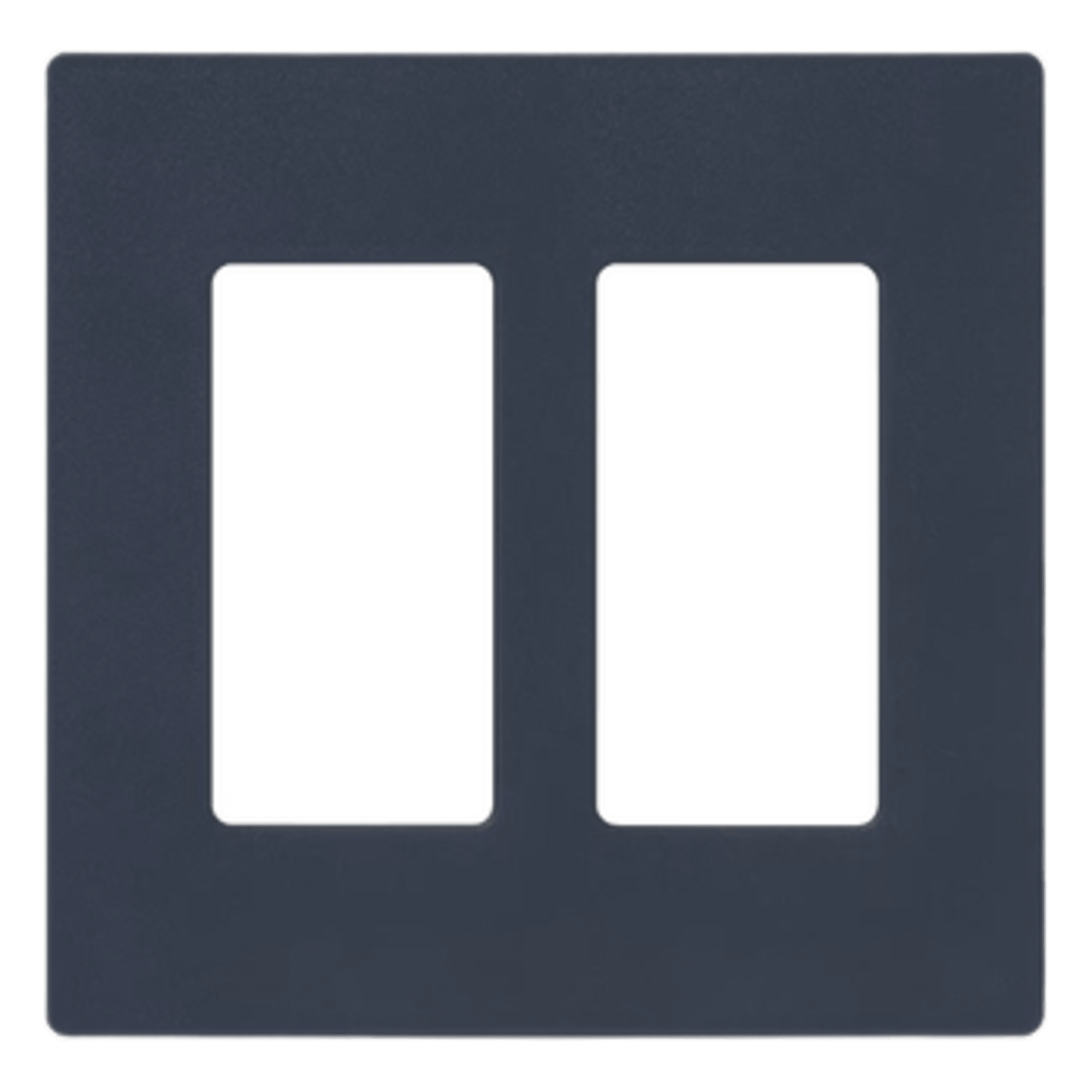 Placa de Pared Screwless / 2 Espacios / Tipo Decorador / Acabado Satinado Deep Sea — LUTRON ELECTRONICS · SKU SC2DE