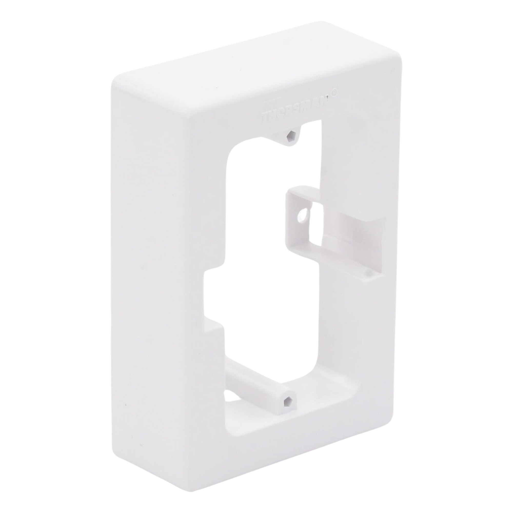 Caja Sin Fondo Universal, Color Blanco de PVC Auto Extinguible (7900-02002)
