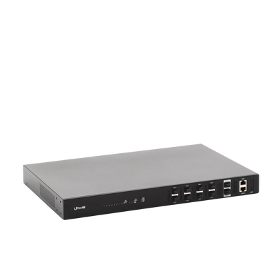 UFiber GPON OLT, Terminal de línea óptica hasta 1024 ONUs concurrentes, con 8 puertos SFP GPON + 2 puertos SFP+ 10 G 