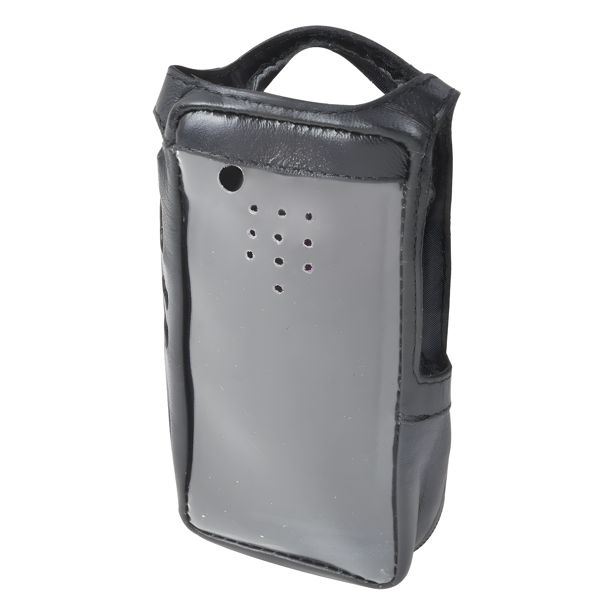 Funda de Piel Reforzada / Frente Transparente / 56 x 119.6 x 36.4 mm / 2.2 x 4.7 x 1.4 in / Compatible NX-3000 — SYSCOM · SKU FSMNX-3000