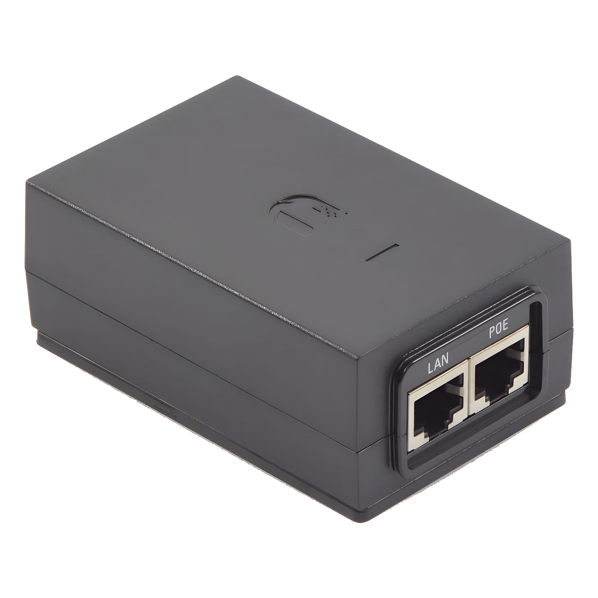 Adaptador PoE / 24 VDC / 1.0 A / Fast Ethernet 10/100 Mbps / 0 a 40 °C / 88x57x33 mm — UBIQUITI · SKU POE-24-24W