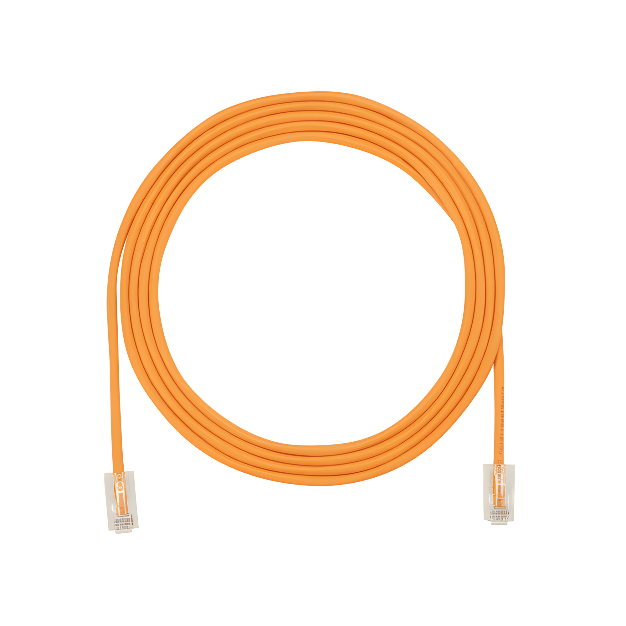 Cable de Parcheo UTP / Cat6A / 28 AWG / CM-LSZH / 0.67 pies (8 pulgadas) / Naranja — PANDUIT · SKU UTP28X8INOR