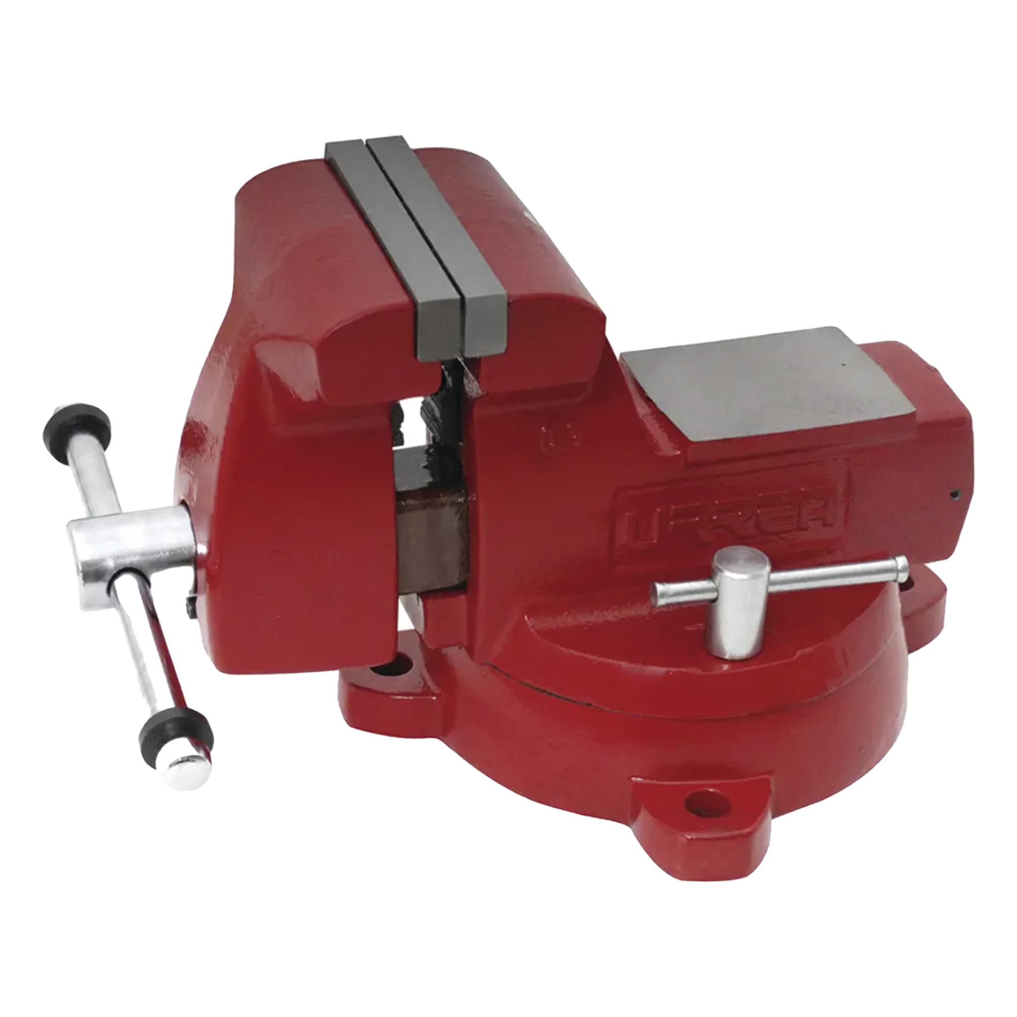 Tornillo de Banco / Acero al Carbono Pulido / Mordaza 4' / Garganta 3-27/64' / Compatible con Tubo 1/4' a 2' — URREA · SKU SYS-424-HD