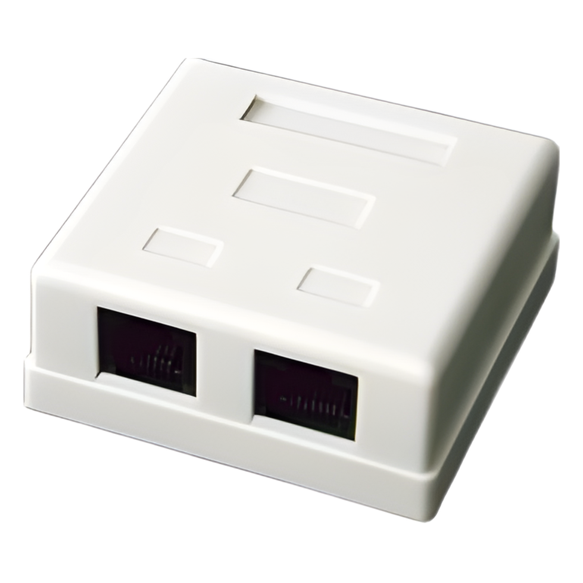 Caja de Pared / 2 Puertos / Cat5e / UTP / Superficial / T568A/T568B / 0 a 70°C — LINKEDPRO BY EPCOM · SKU LP-WP-6035