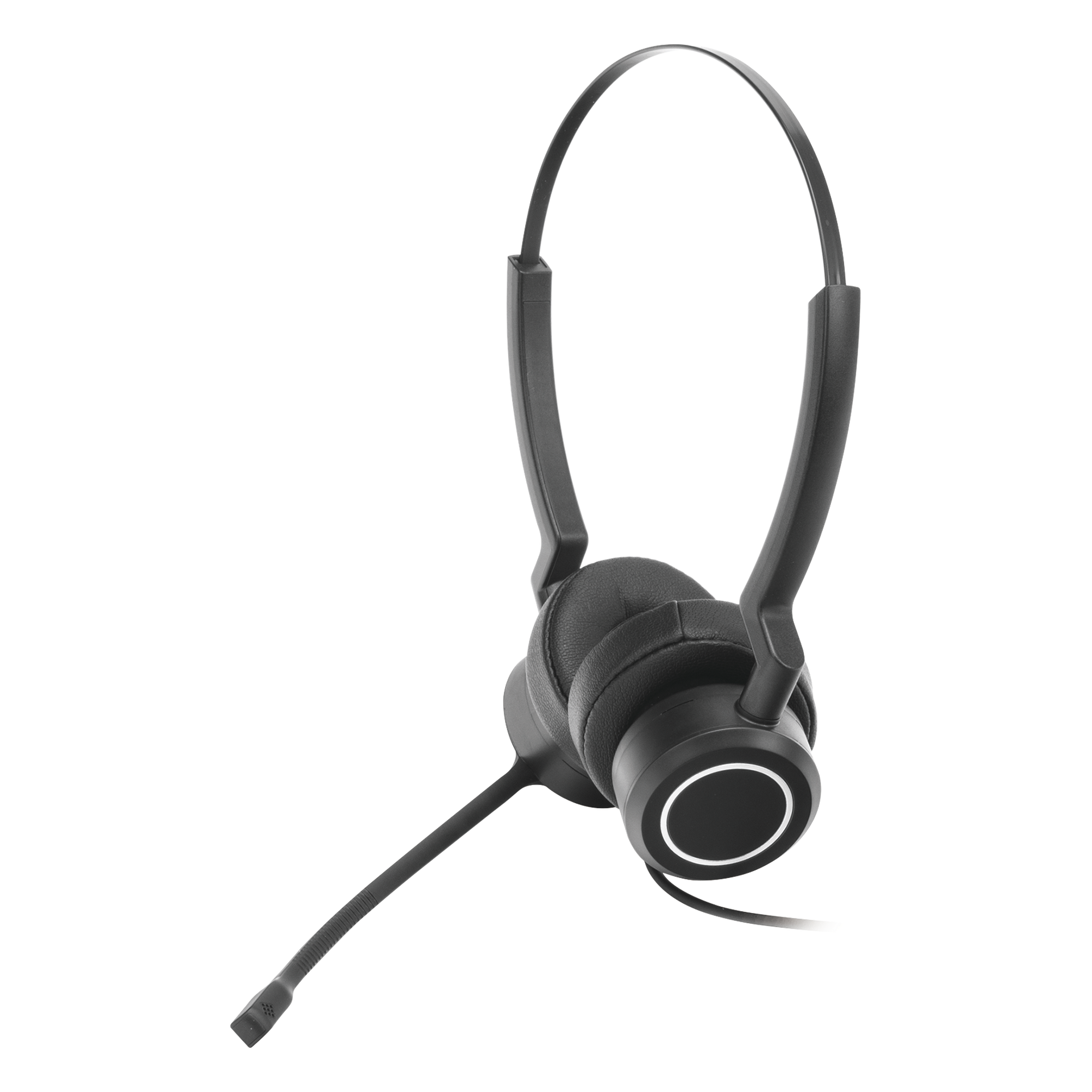 Audífonos USB de Diadema / Audio HD Estéreo / Cancelación de Ruido / Micrófono Cardioide 300° / Diseño Ergonómico 58-72 g