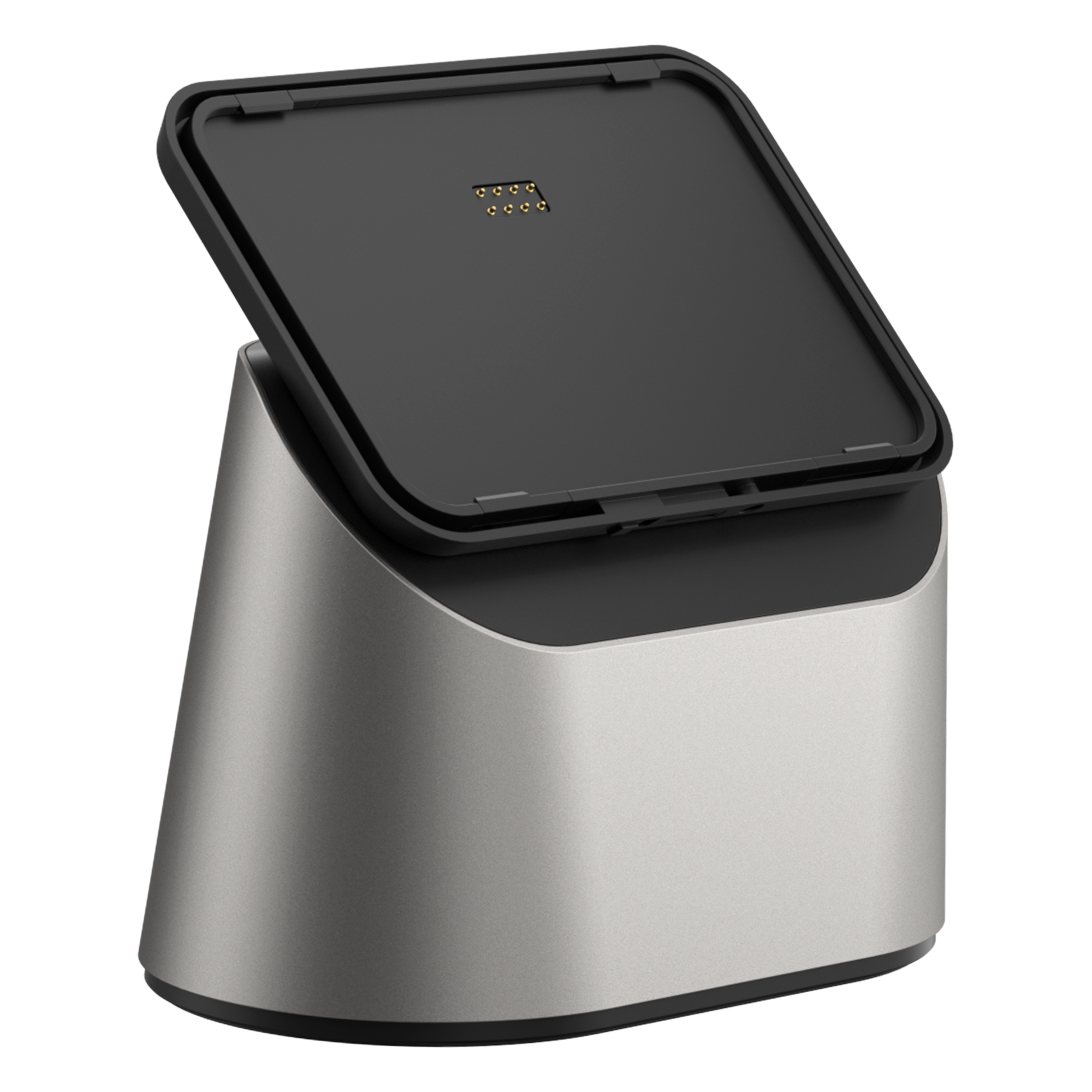 Base Multifuncional / Giro 95° / Puertos RJ45 + USB-A x2 / Alimentación 12V DC / Quick Lock / POGO PIN Magnético / Compatible 3 Tamaños — SUNMI · SKU CPAD-MULT-STAND
