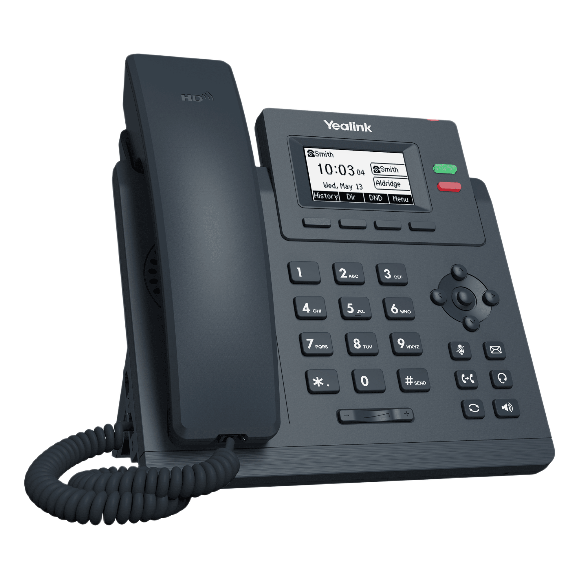 Teléfono IP Empresarial / 2 Líneas SIP / Pantalla LCD 2.3" / Dual Puerto Gigabit / PoE / Voz HD / Conferencia 5 Vías — YEALINK · SKU SIP-T31G