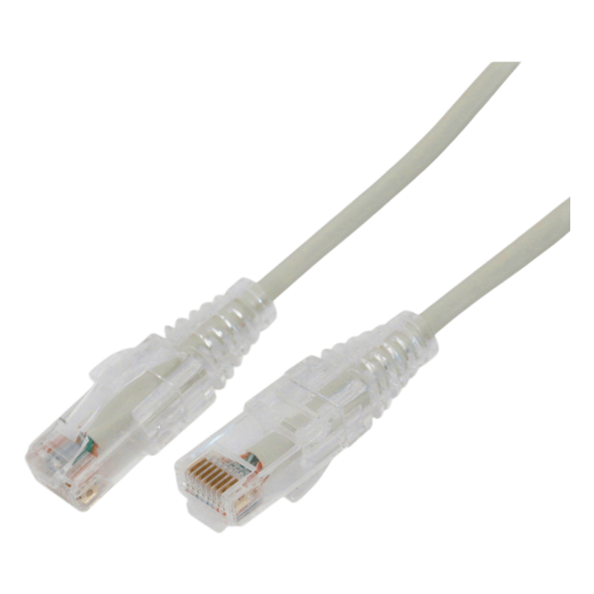 Cable de Parcheo Slim UTP / Cat6A / 0.5 m (1.64 ft) / 28 AWG / RJ45 / Gris — LINKEDPRO BY EPCOM · SKU LP-UT6A-05-GY28