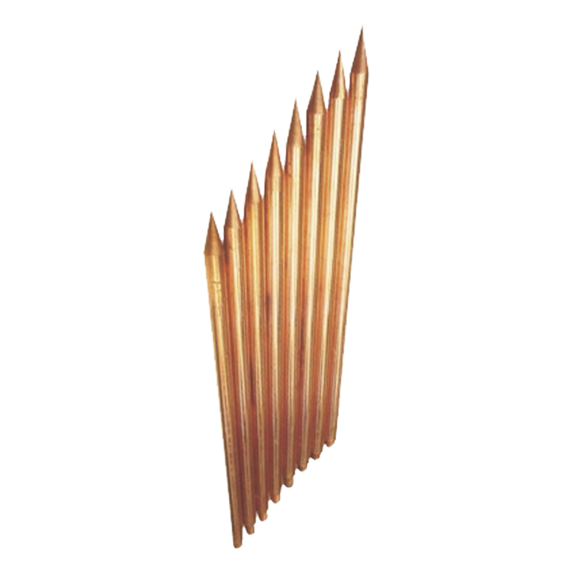 Varilla de Puesta a Tierra / Acero AISI 1018 / Recubrimiento de Cobre Electrolítico / Diámetro 3/4" / Longitud 3 m (9.8 ft) — TOTAL GROUND · SKU TG-VAR-3034