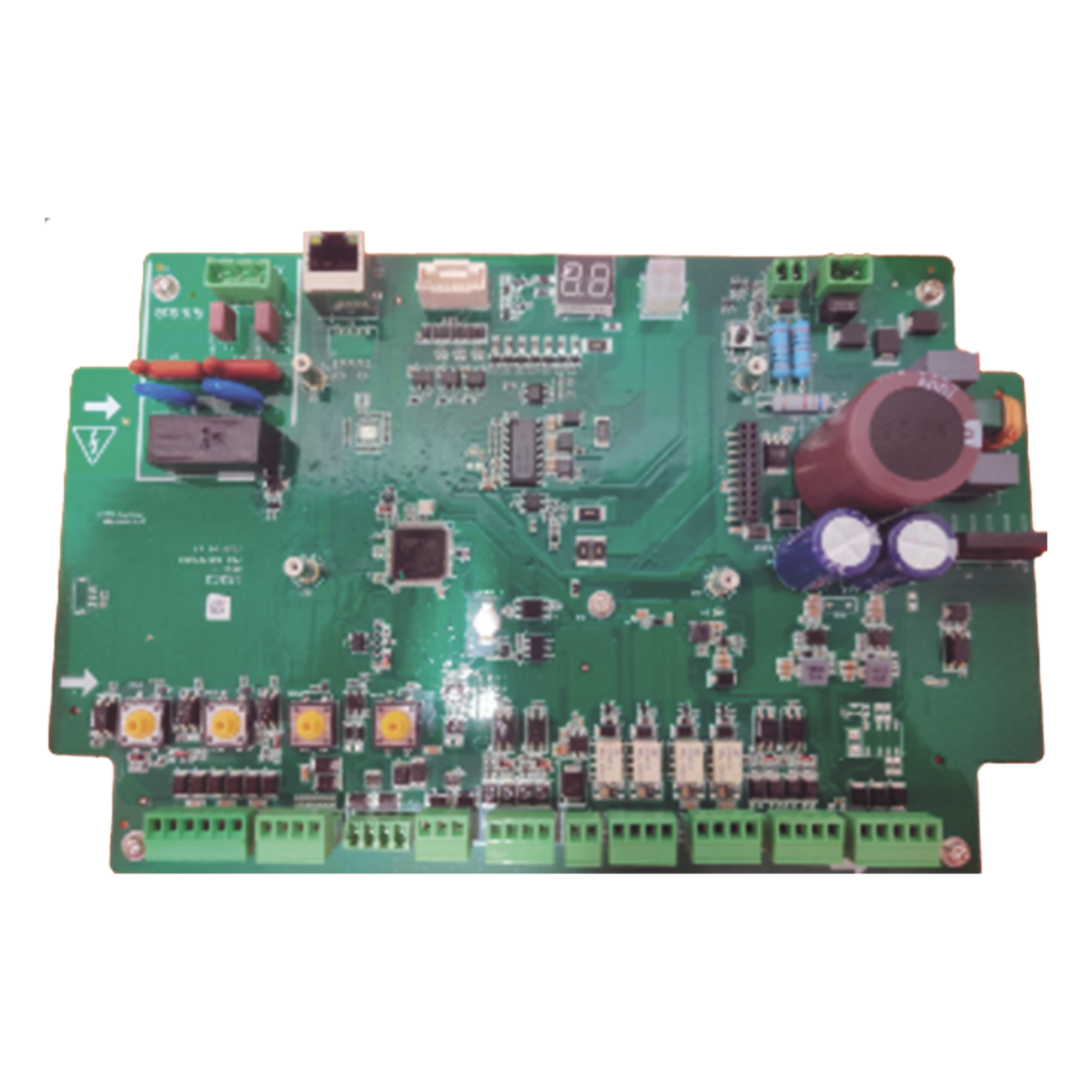 Cuadro de mando / Protección contra descargas / 4 salidas de relé / Puertos RJ-45 / Compatible DS-TMG520 / 3m-4m-6m (10-13-20 ft) — HIKVISION · SKU 205400200