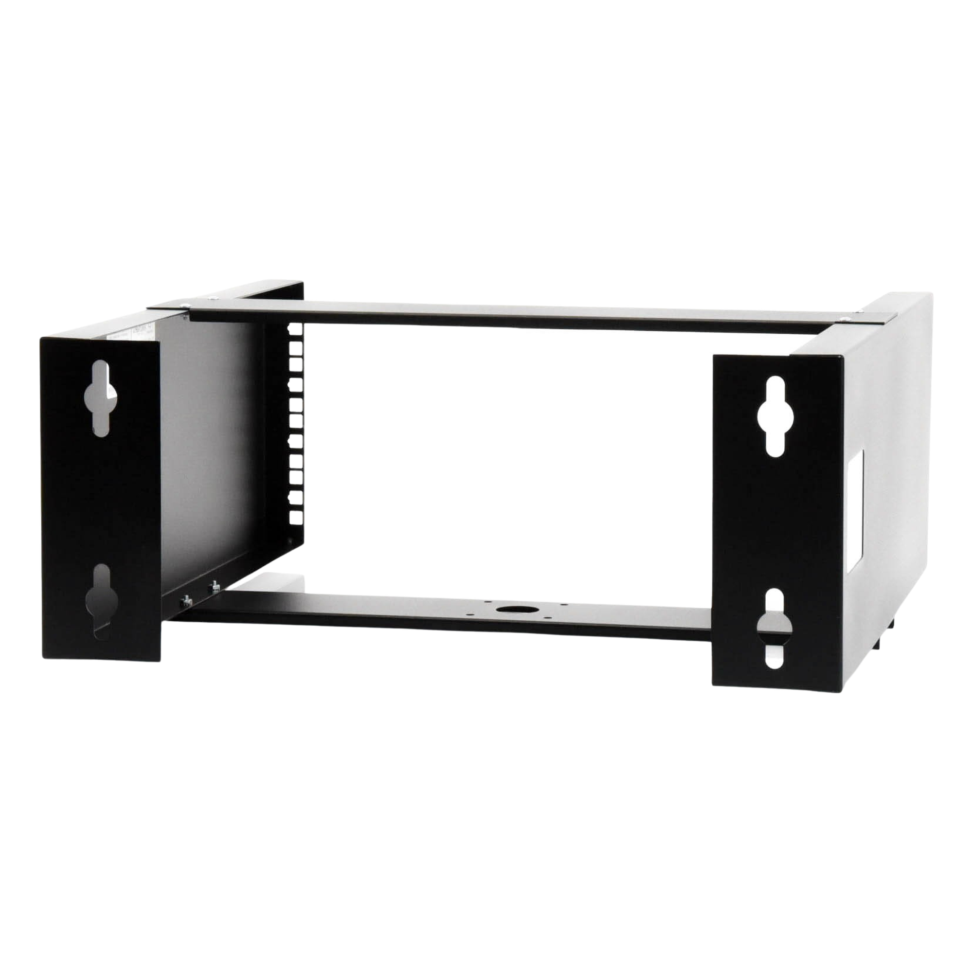 Rack Abierto de Pared / 19" / 4U / Acero Calibre 18 / Carga 20 kg / 500 mm (19.7 in) de Profundidad