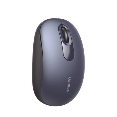 Mouse Inalámbrico 2.4G 800/1200/1600/2400 DPI | Función de 3 botones | Alcance 10m | Silencioso |  Ergonómico | Anti-caída y Anti-interferencias | Batería Alcalina AA incluida  | Midnight Blue.