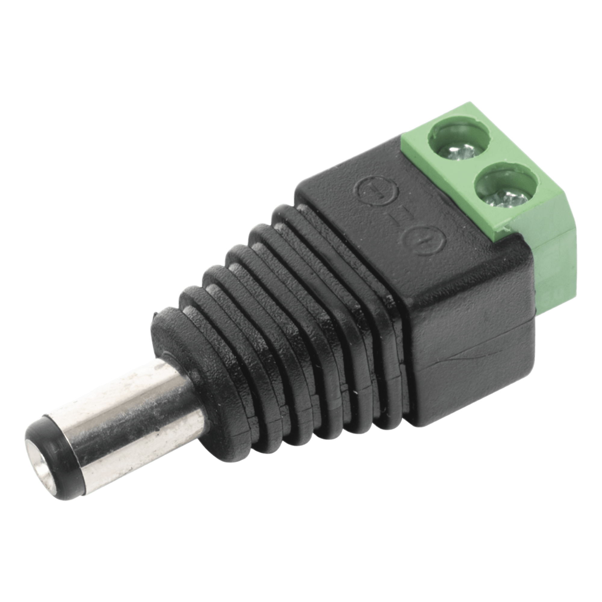 Adaptador de Alimentación DC / Conector Jack Macho 3.5 mm / Terminales de Tornillo / 12 Vcc Polarizado / Para CCTV — EPCOM POWERLINE · SKU JR-52