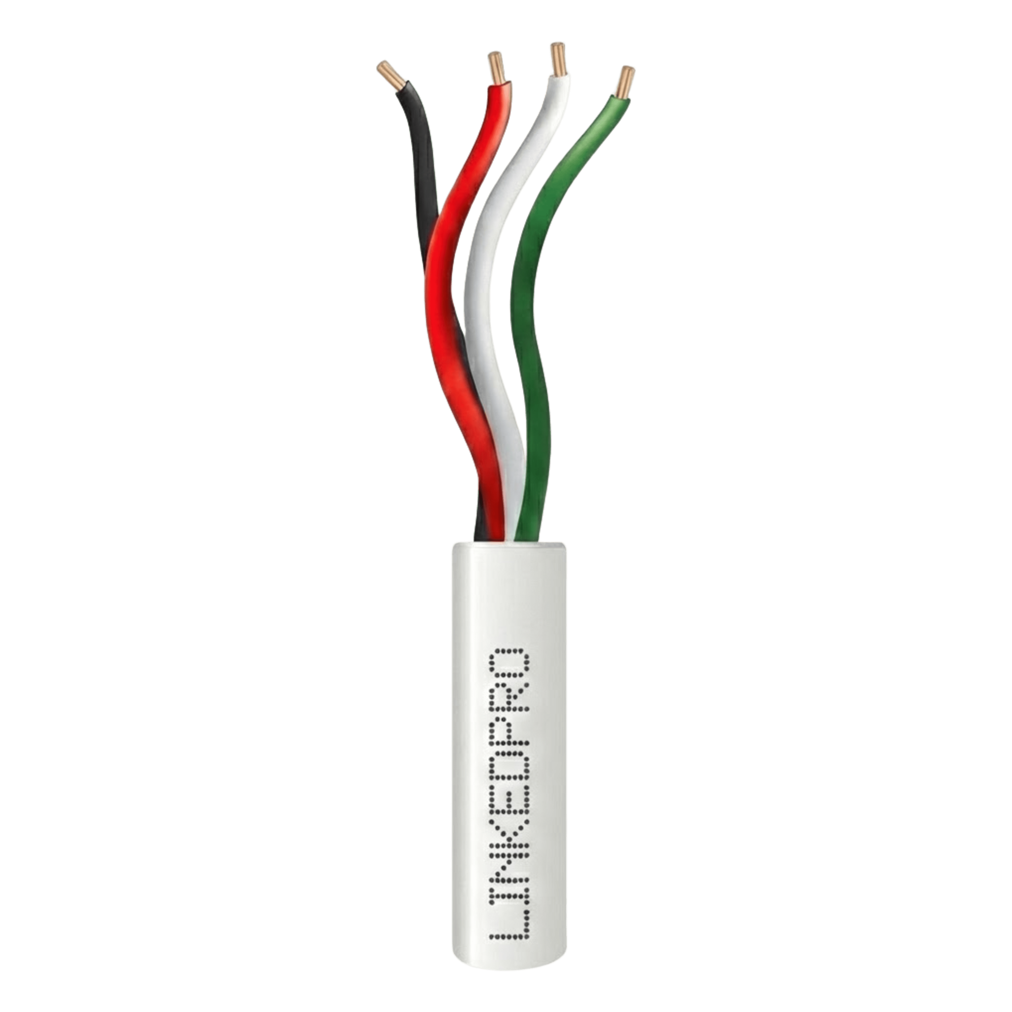 Cable para Alarma / 4x22 AWG / Cobre Sólido / 305 m (1000 ft) / Clasificación CM / Blanco — LINKEDPRO · SKU LP224W/1000