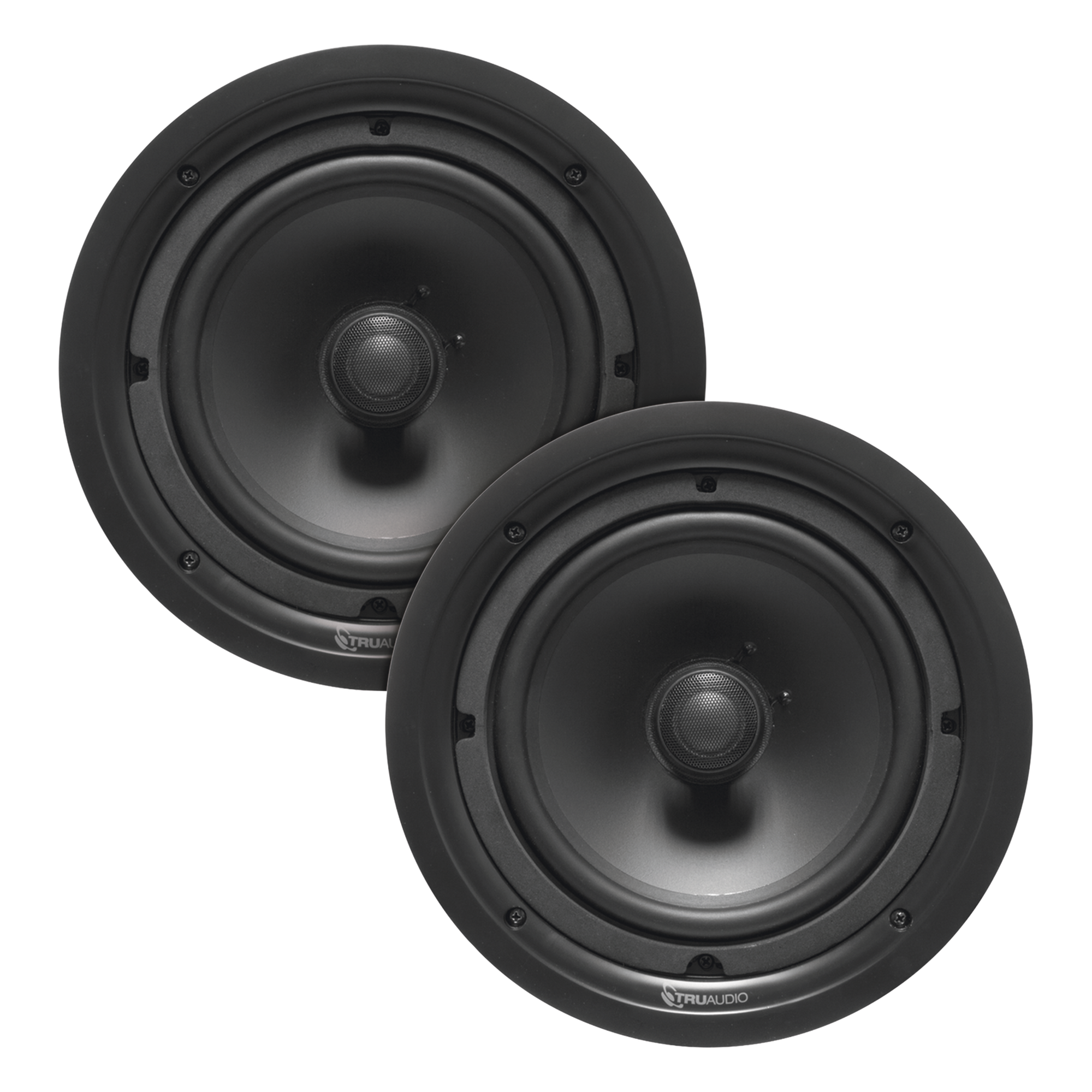 Altavoces de Techo de 2 Vías / Woofer 8 in / 120 W / 8 Ohms / Respuesta 42 Hz - 20 kHz / Resistente a la Humedad — TRUAUDIO · SKU PP8/PAR