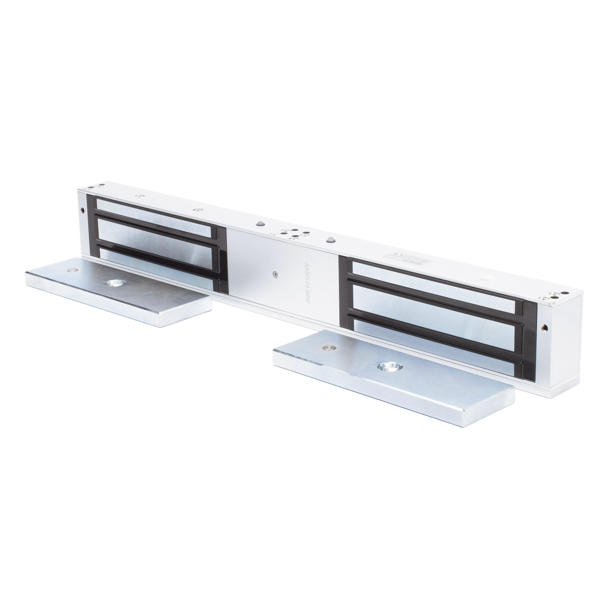 Chapa Magnética / Doble Puerta / 1200 lbs (500 kg) x 2 / LED Estado / Anti-Residual / 12/24 VCC — HIKVISION · SKU DS-K4H450D
