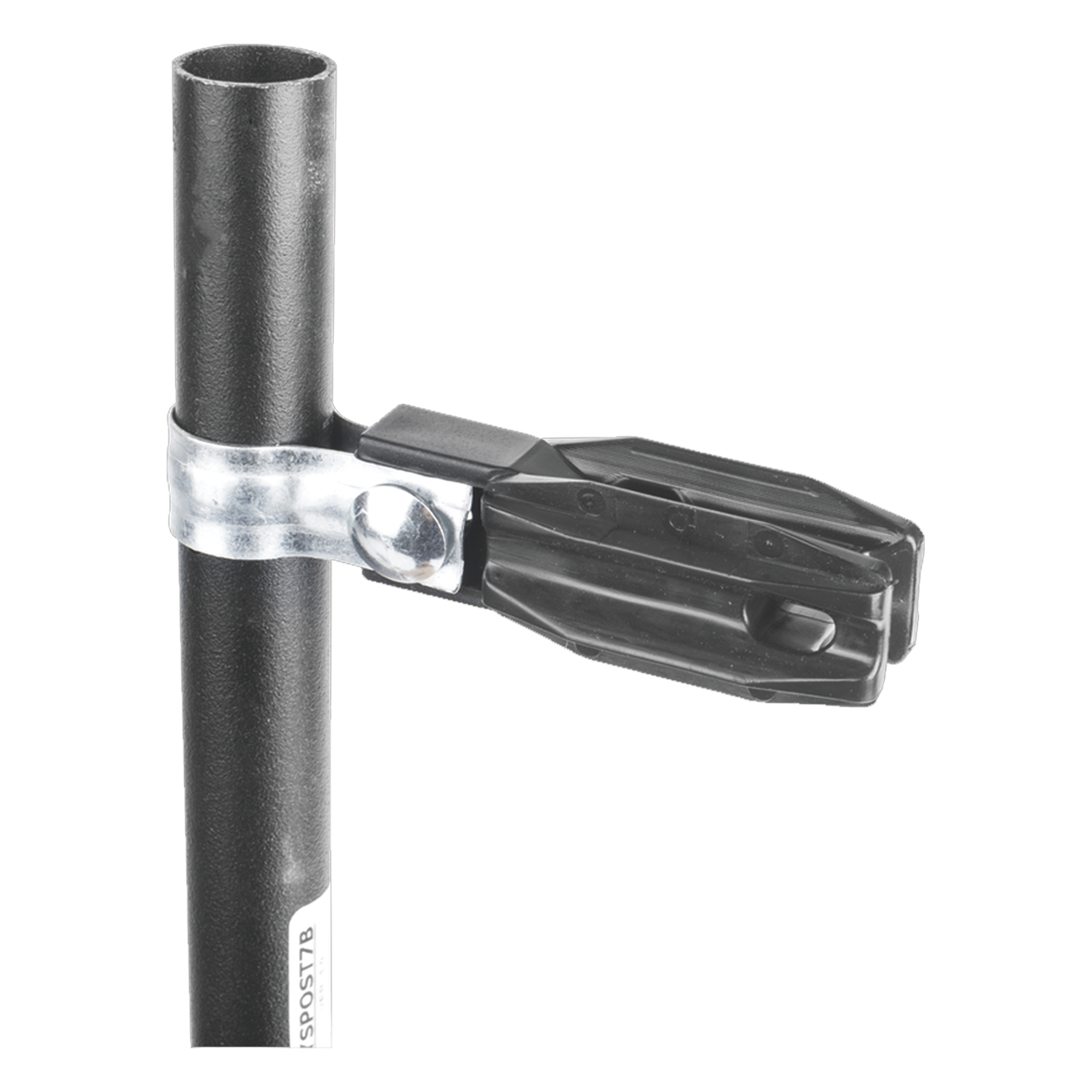 Aislador de Paso o Esquina / 1 Pulgada (25 mm) / Resina Virgen 100% / Anti-Arqueo / Acero Galvanizado / Tubería de Malla Ciclónica — SFIRE · SKU SFABRAZADERA1P