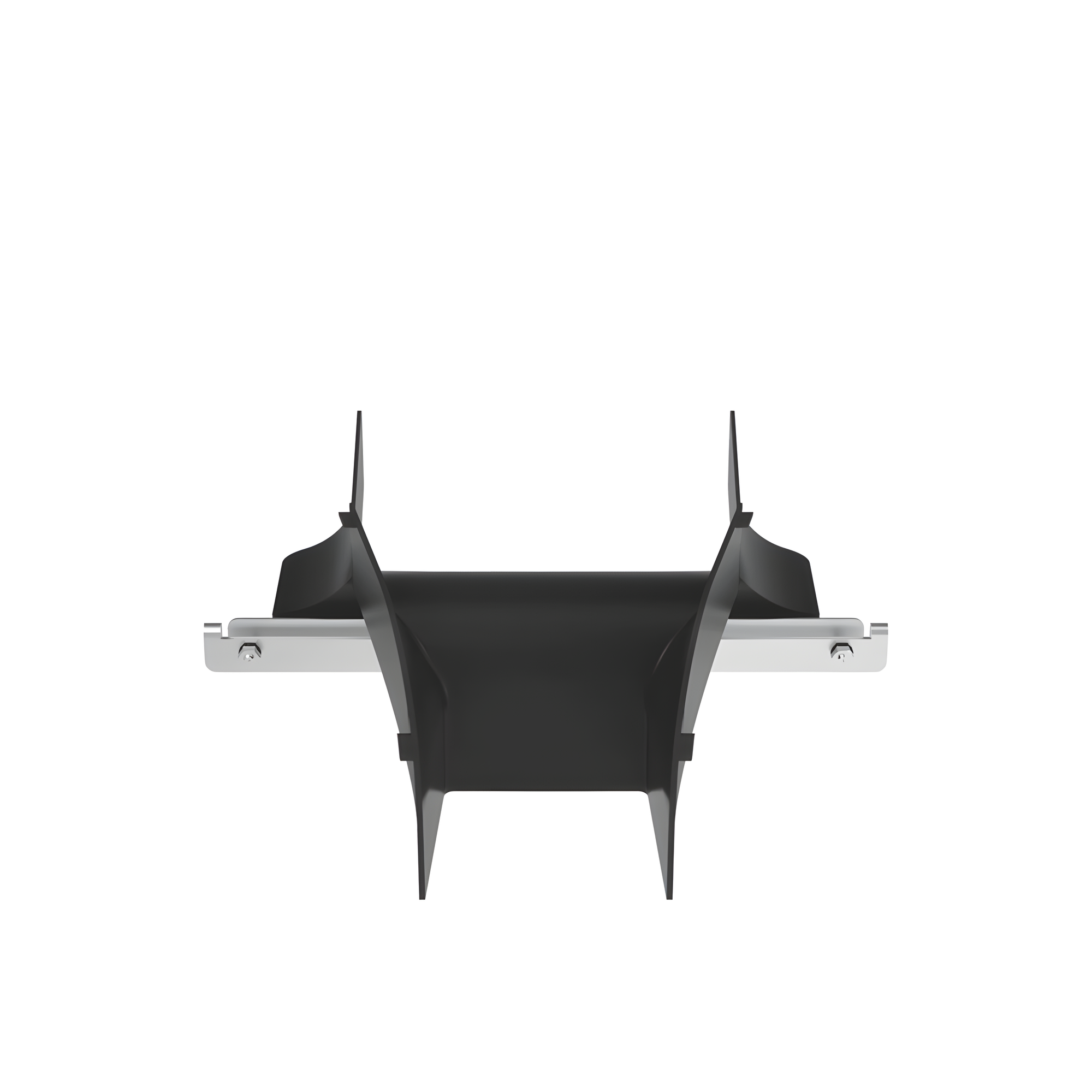Bajada de cables para charola wire basket / 4 in / Control de radio de curvatura / Negro — PANDUIT · SKU PWBSPJ4BL