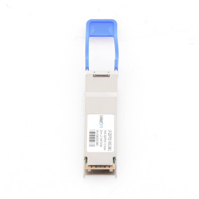 Transceptor Óptico QSFP28 / 100 Gbps / Monomodo 1310 nm / Alcance 2 km (1.24 mi) / LC/UPC Dúplex / DDM / Hot-Pluggable