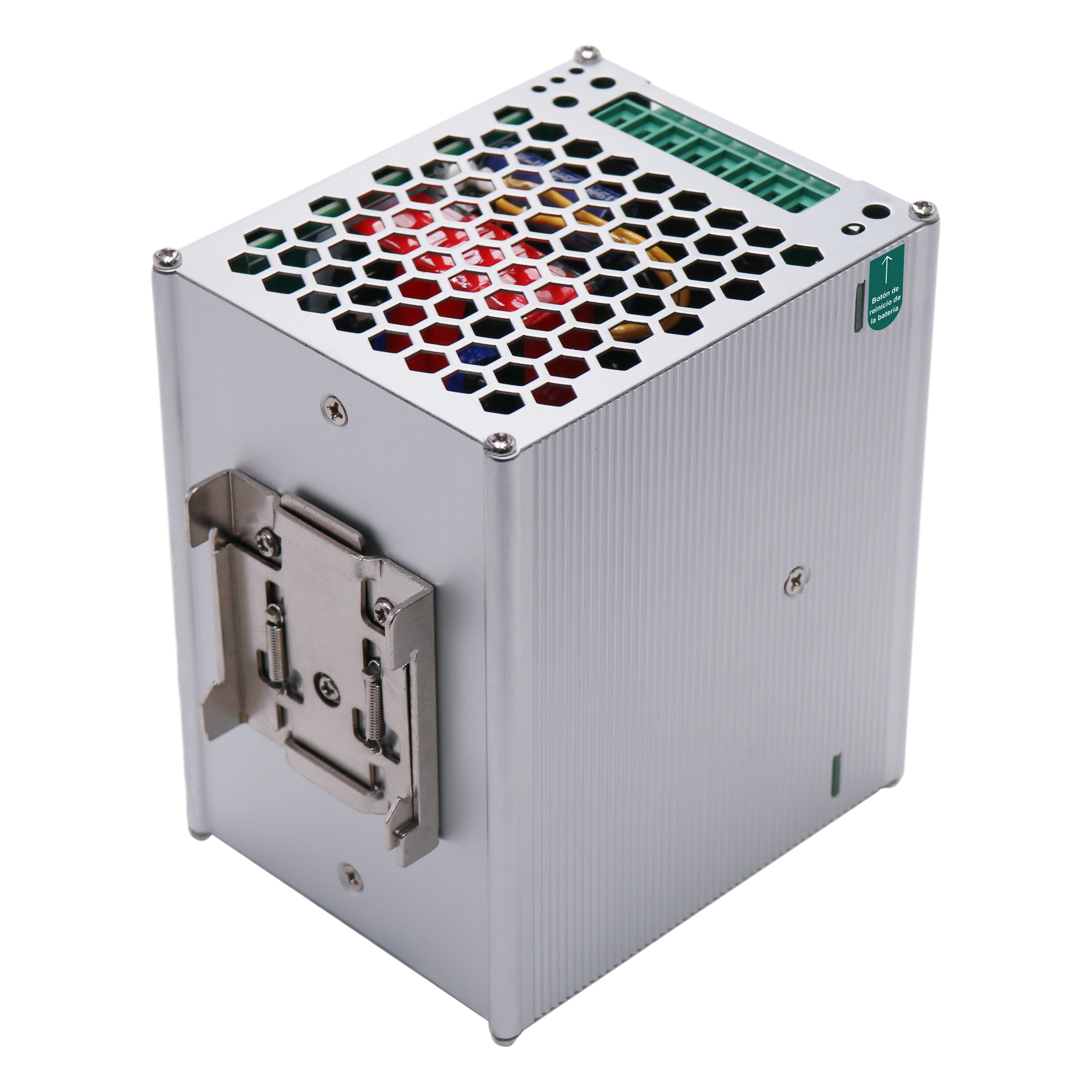 Fuente de Alimentación Industrial DIN Riel / 480 W / Salida 48 VCC 10 A / Eficiencia ≥93% / Carga de Batería / -20°C a 70°C