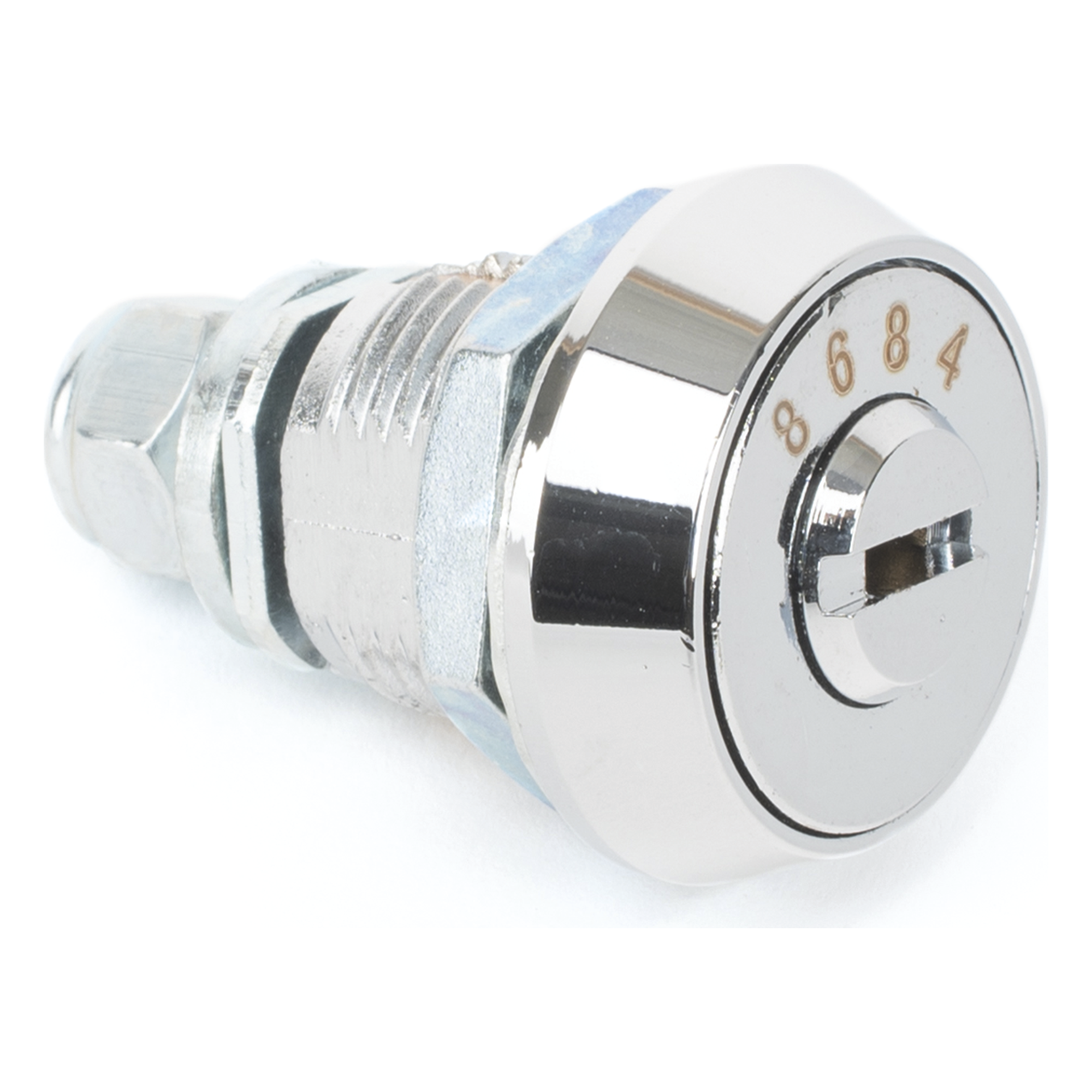 Chapa de Cañón para Gabinete Metálico / Llave Única / Puertas Frontales / Compatible GABVID y SR19