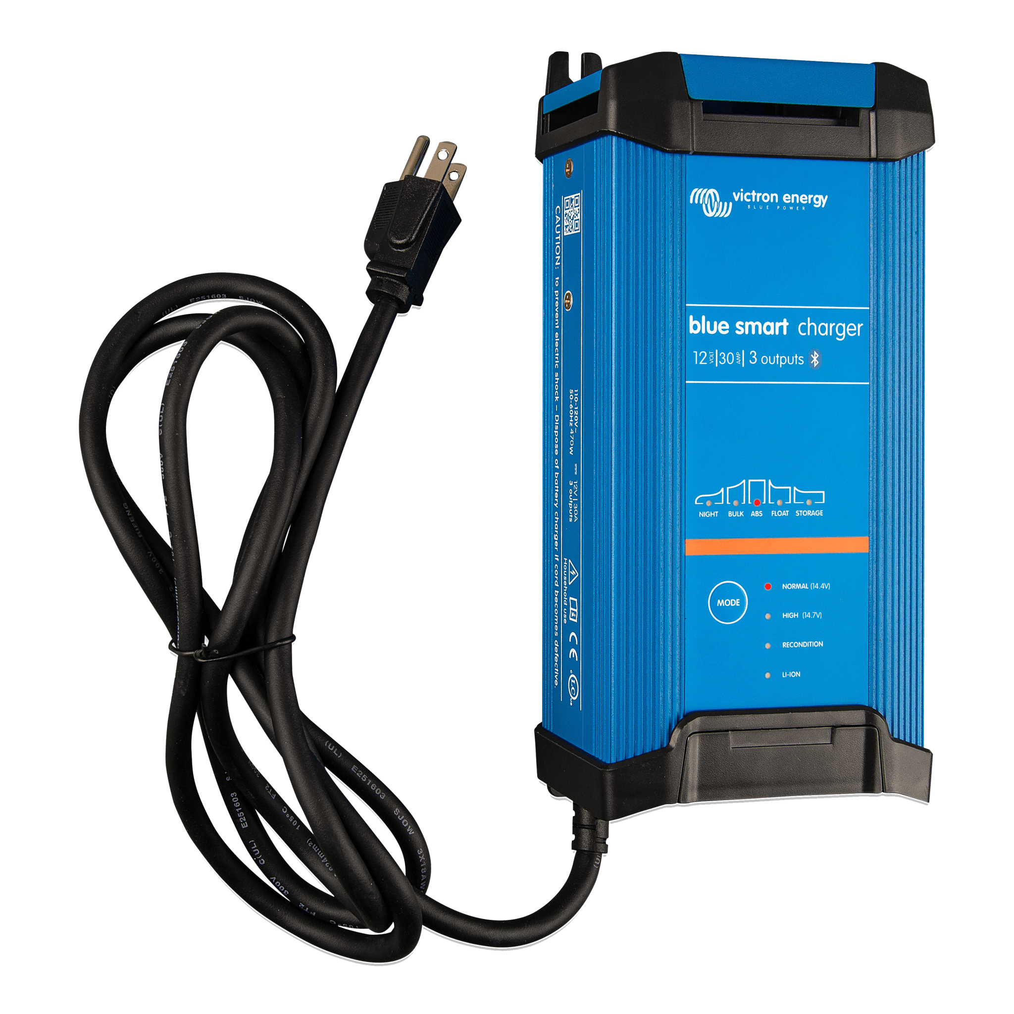 Cargador de Baterías / 12V / 30A / 6 Etapas / Bluetooth / Eficiencia 93% / IP22 / 120 a 300 Ah — VICTRON ENERGY · SKU BSIP2212/30