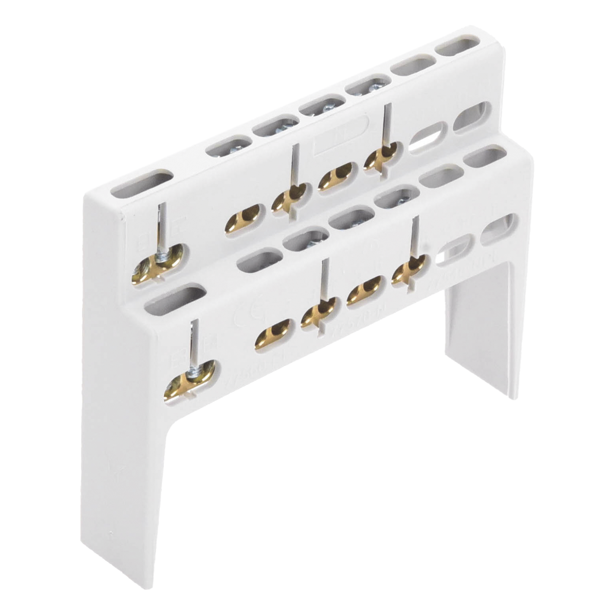 Soporte + Barra de Conexion (8 MOD) (8+2 ENTR.) IP40